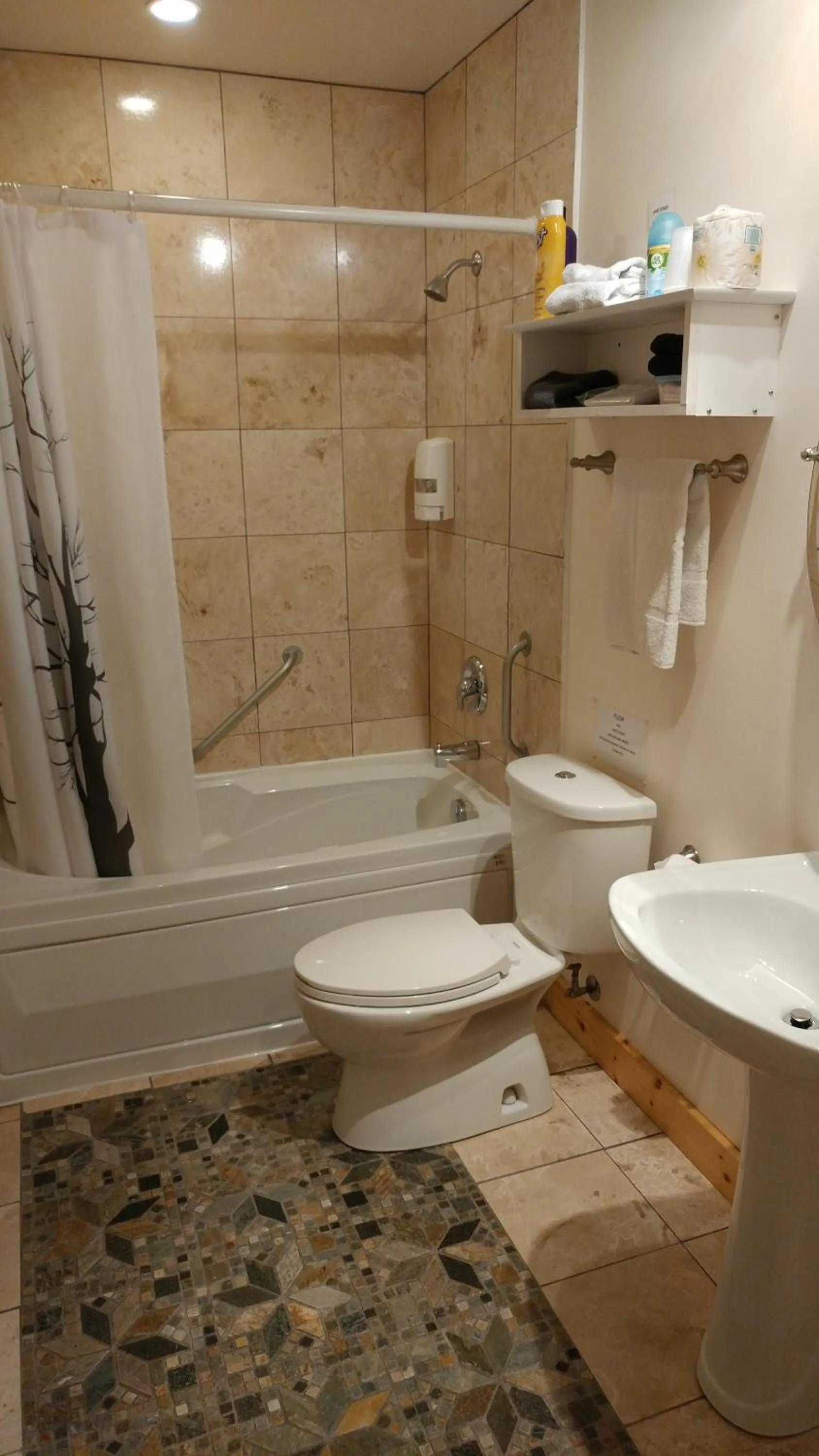 Shower in Lionheart Guest House