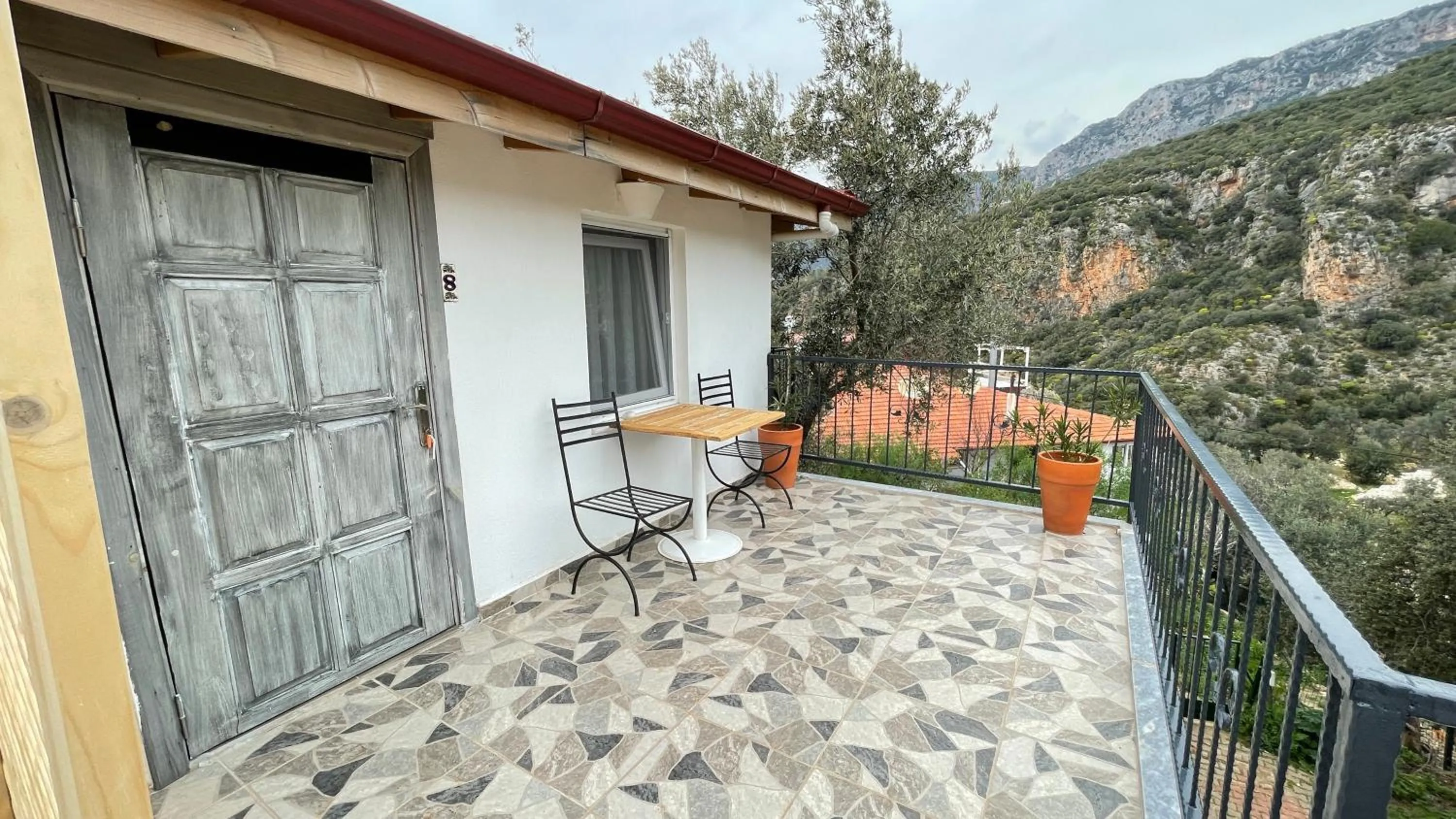 Patio in Kaktus Beach Apart