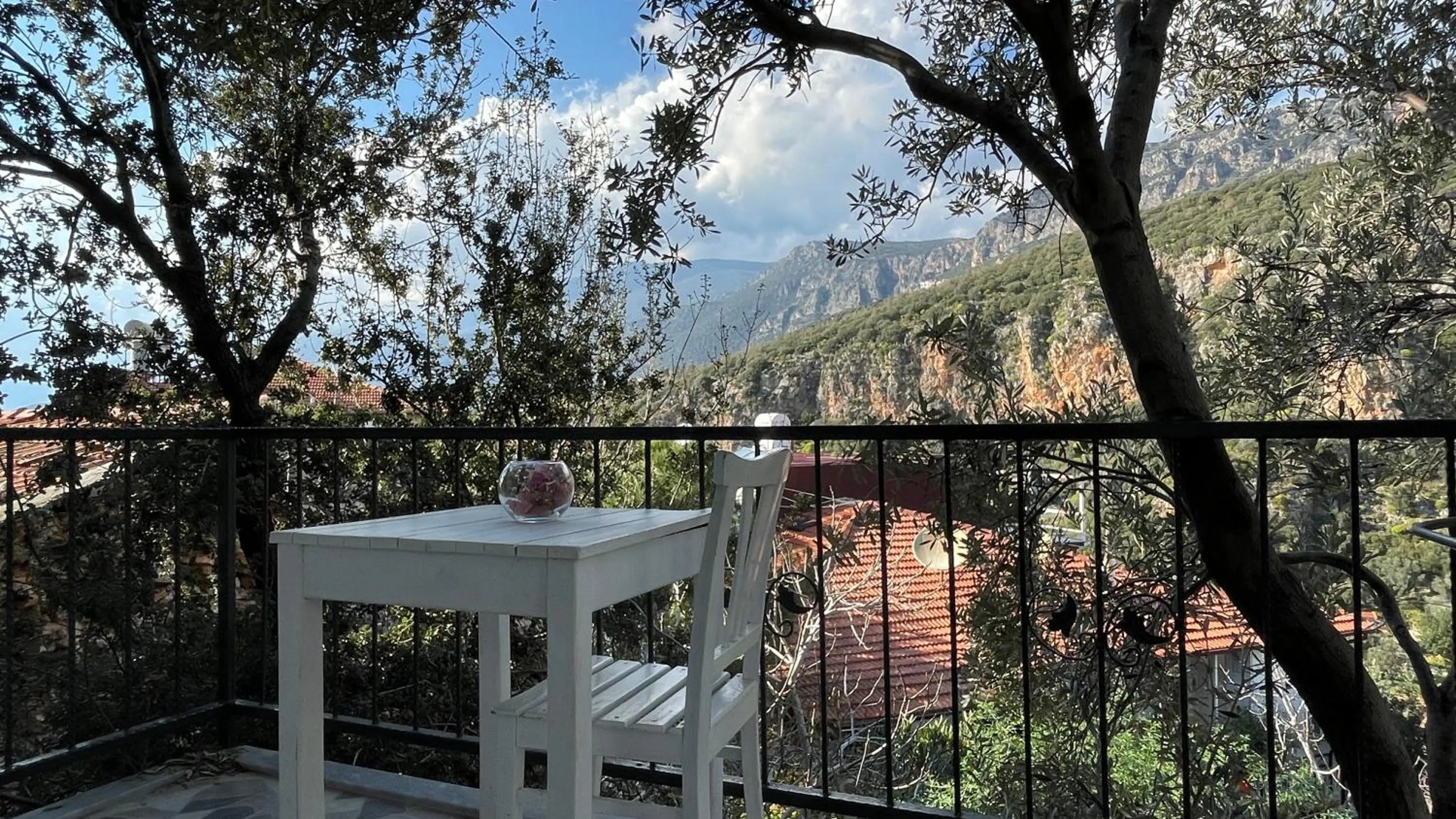 Balcony/Terrace in Kaktus Beach Apart