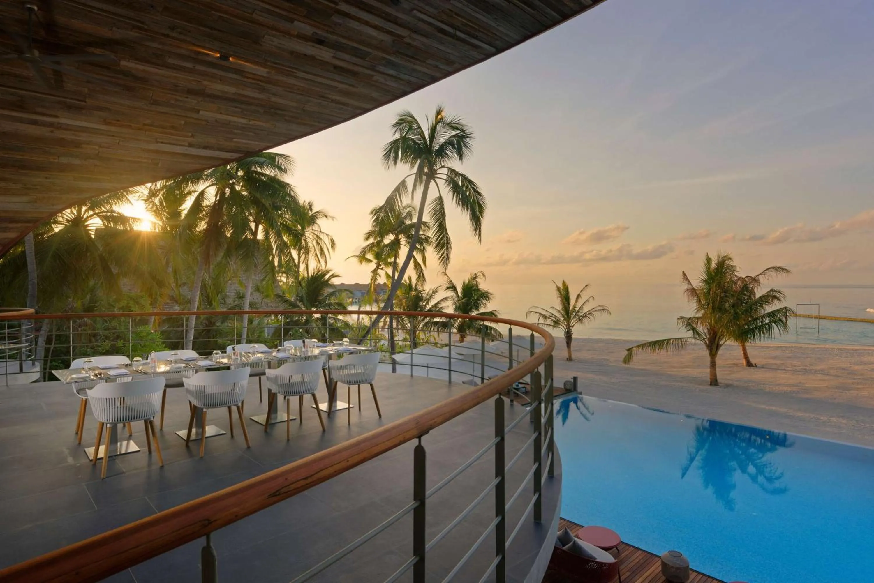 Restaurant/places to eat in OUTRIGGER Maldives Maafushivaru Resort