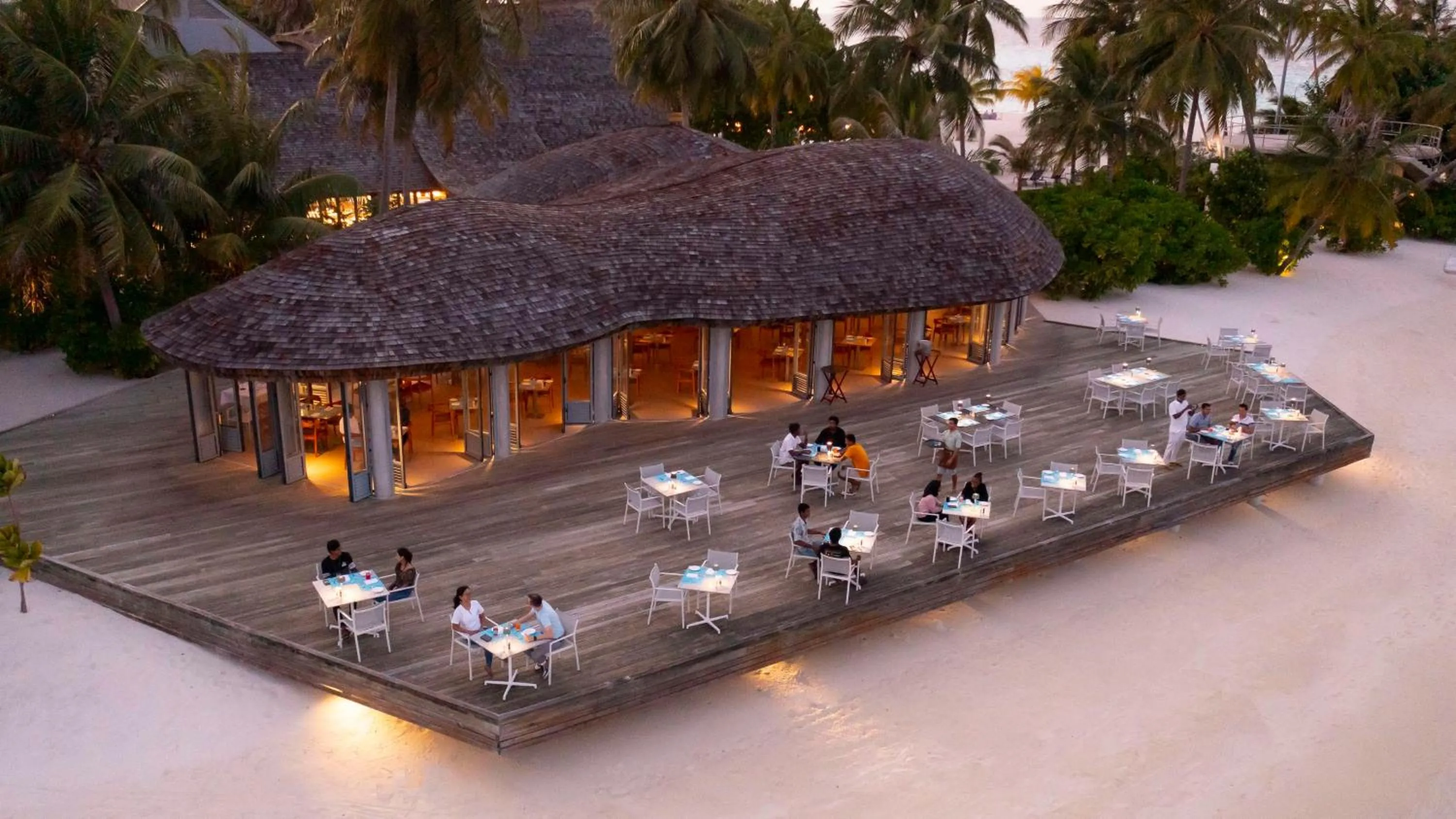Restaurant/places to eat in OUTRIGGER Maldives Maafushivaru Resort