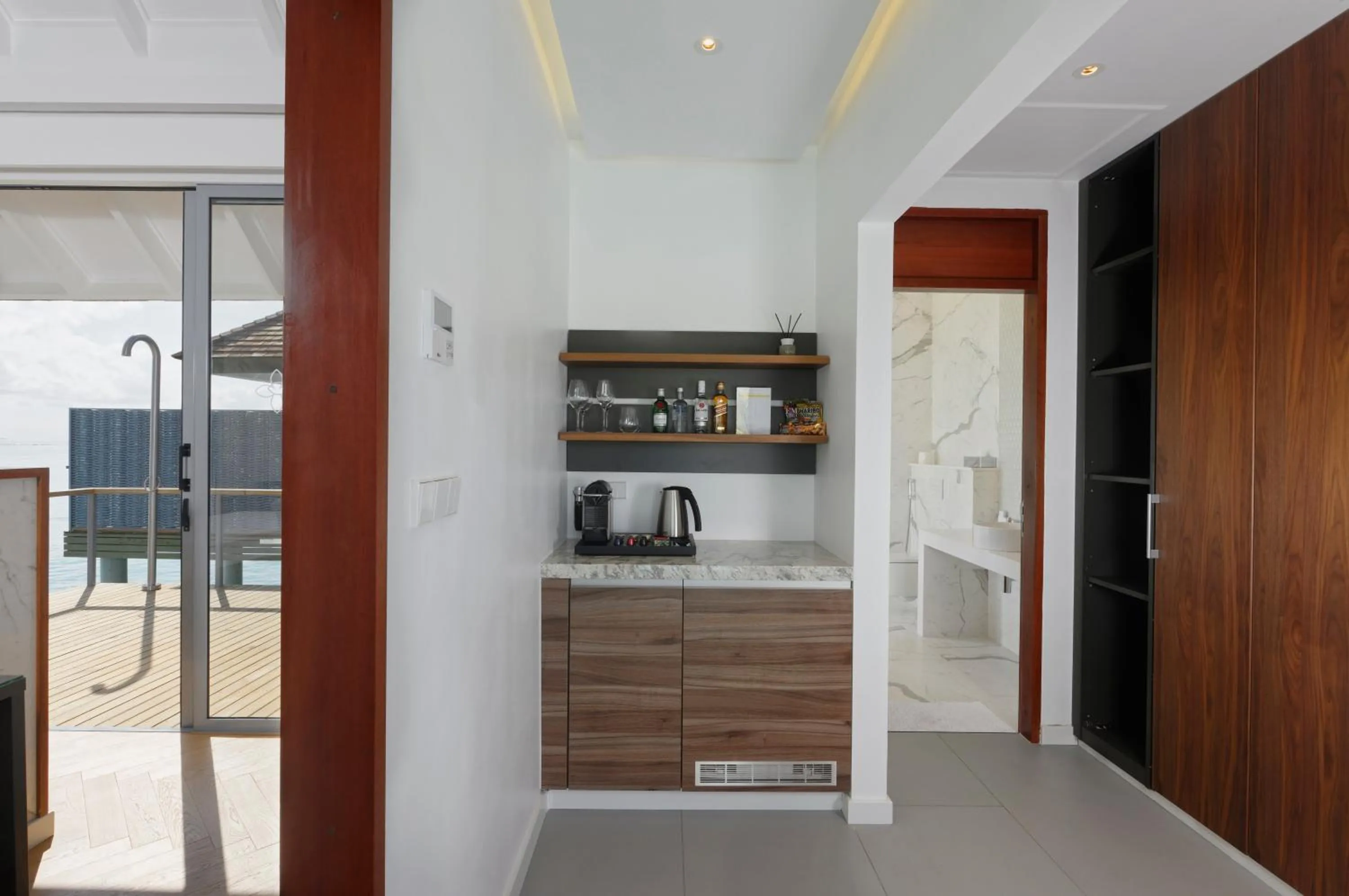 Coffee/tea facilities in OUTRIGGER Maldives Maafushivaru Resort