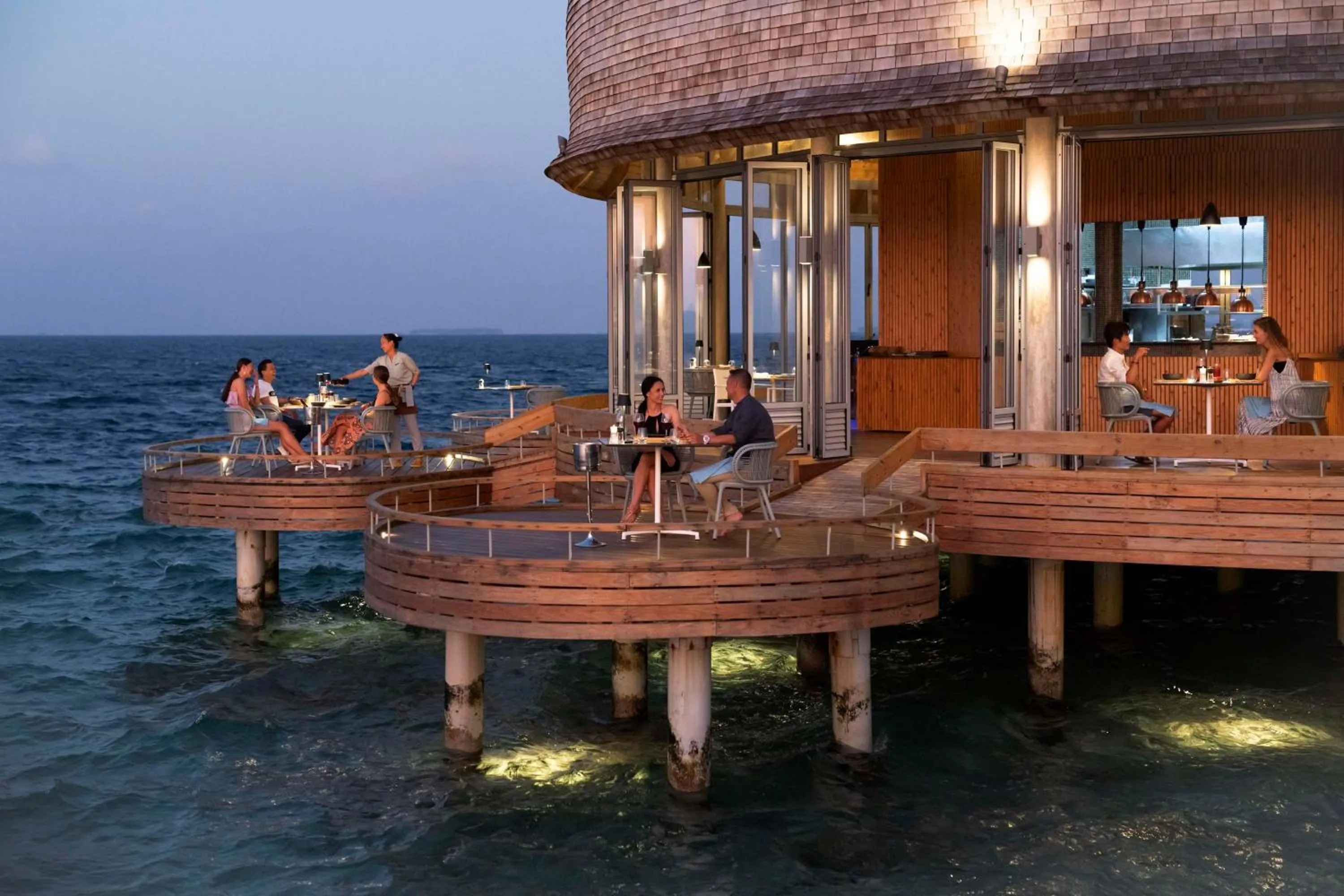 Restaurant/places to eat in OUTRIGGER Maldives Maafushivaru Resort