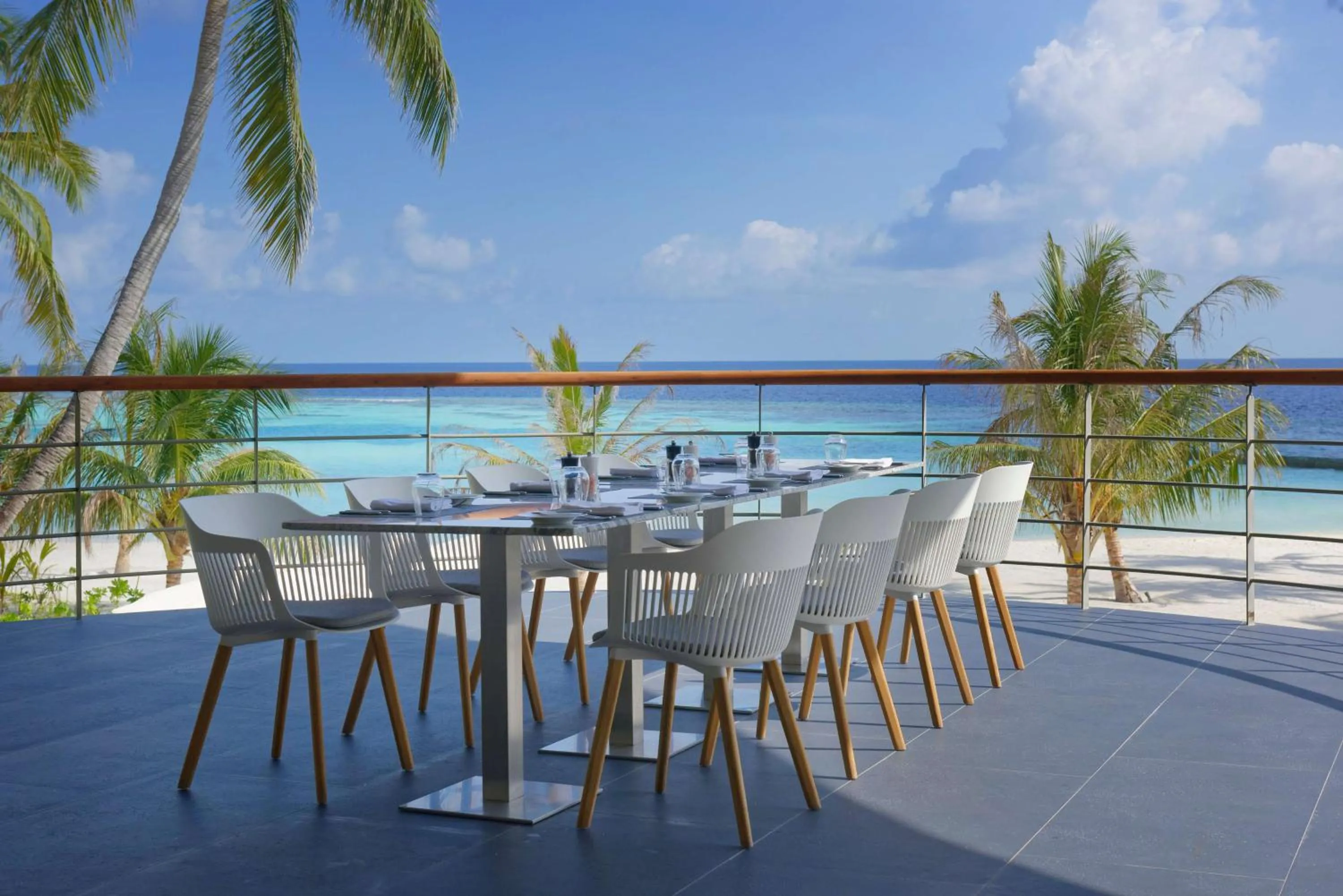 Restaurant/places to eat in OUTRIGGER Maldives Maafushivaru Resort