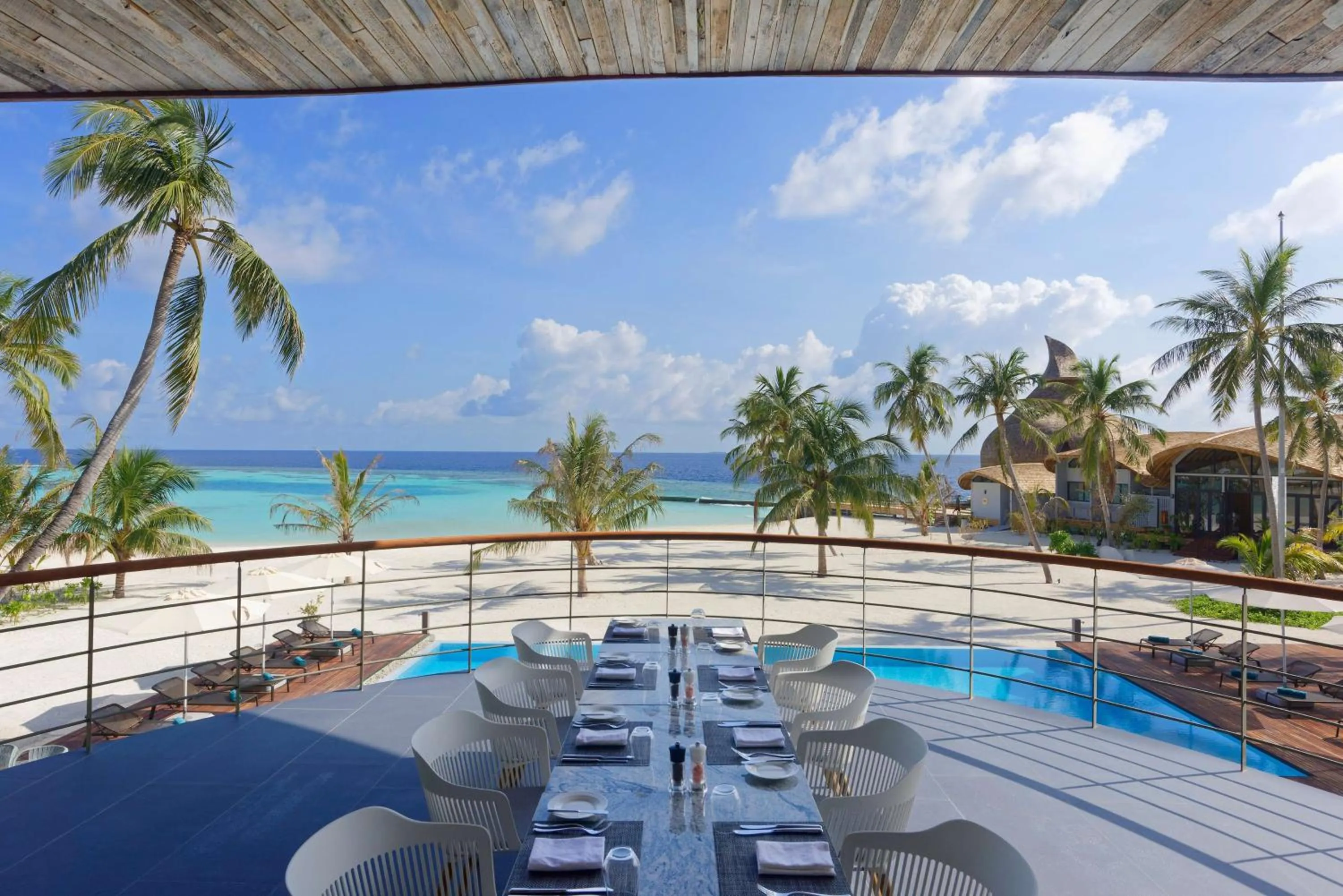 Restaurant/places to eat in OUTRIGGER Maldives Maafushivaru Resort