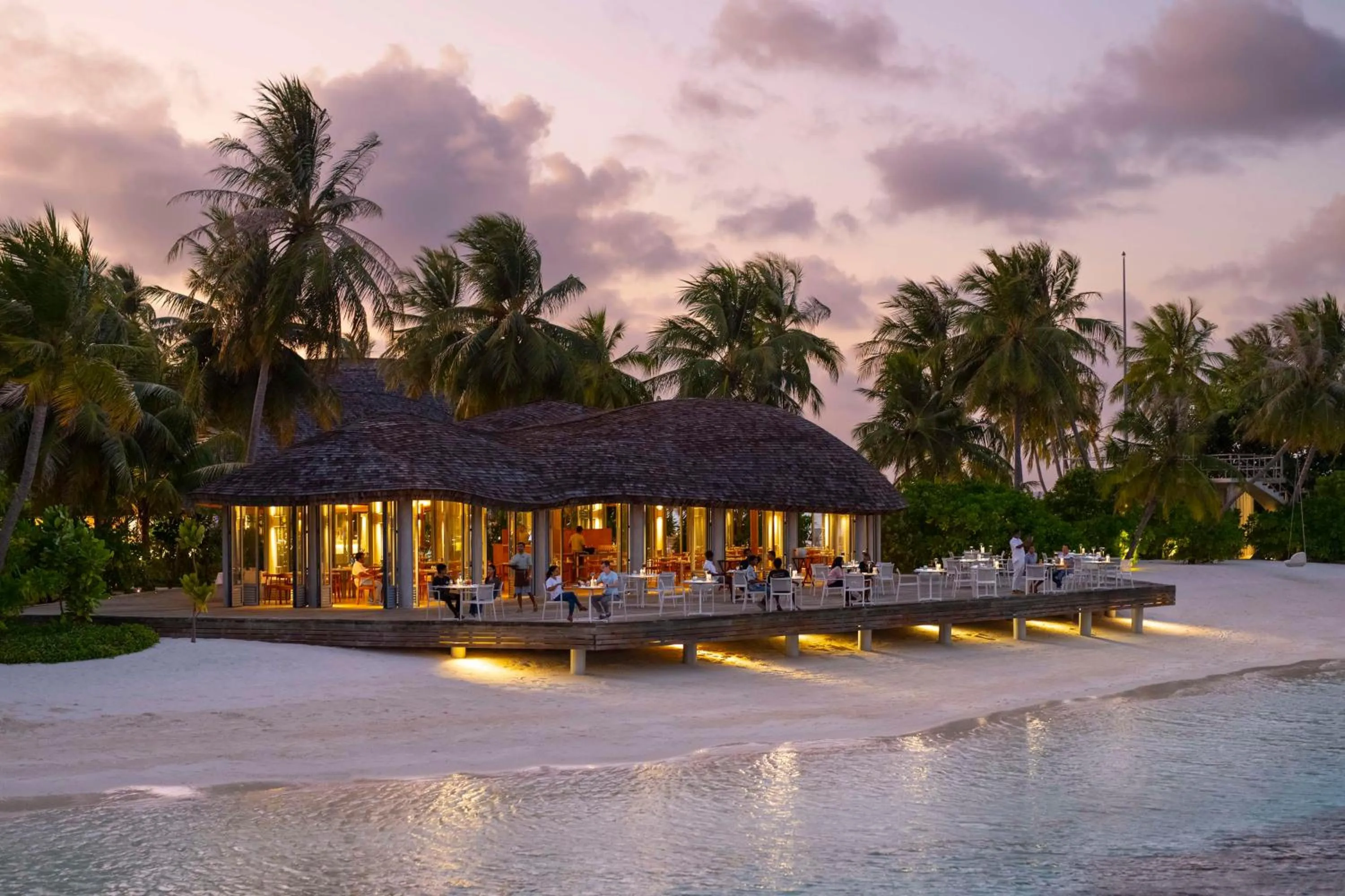 Restaurant/places to eat in OUTRIGGER Maldives Maafushivaru Resort