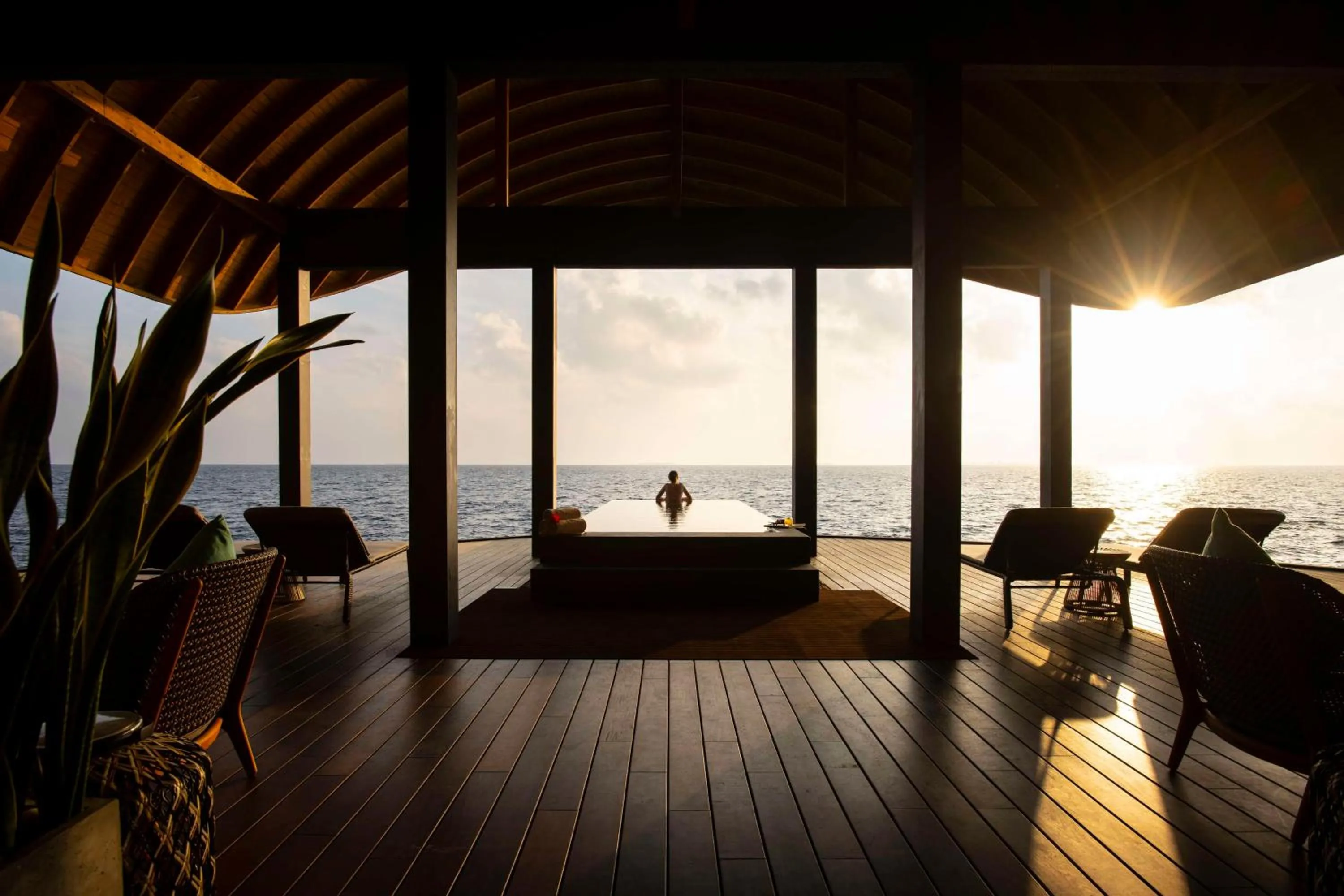 Spa and wellness centre/facilities in OUTRIGGER Maldives Maafushivaru Resort