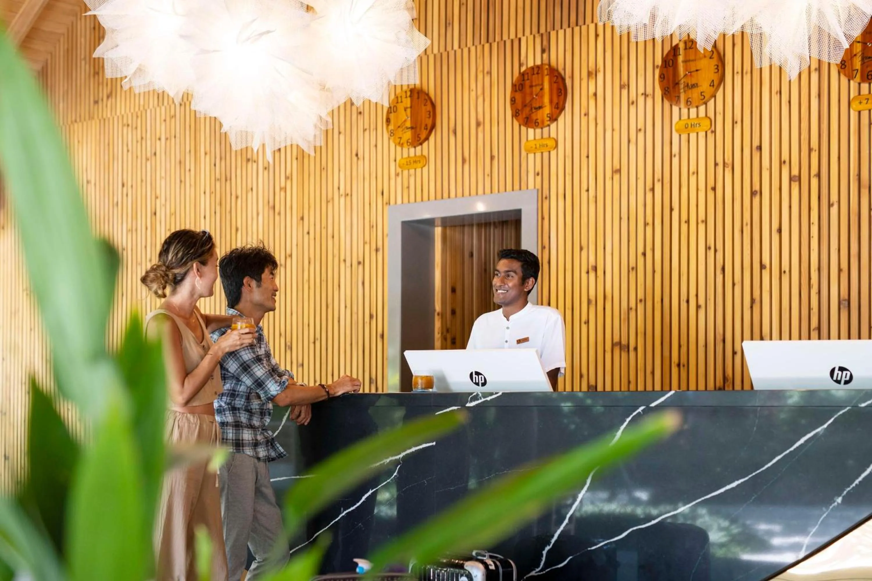 Lobby or reception in OUTRIGGER Maldives Maafushivaru Resort