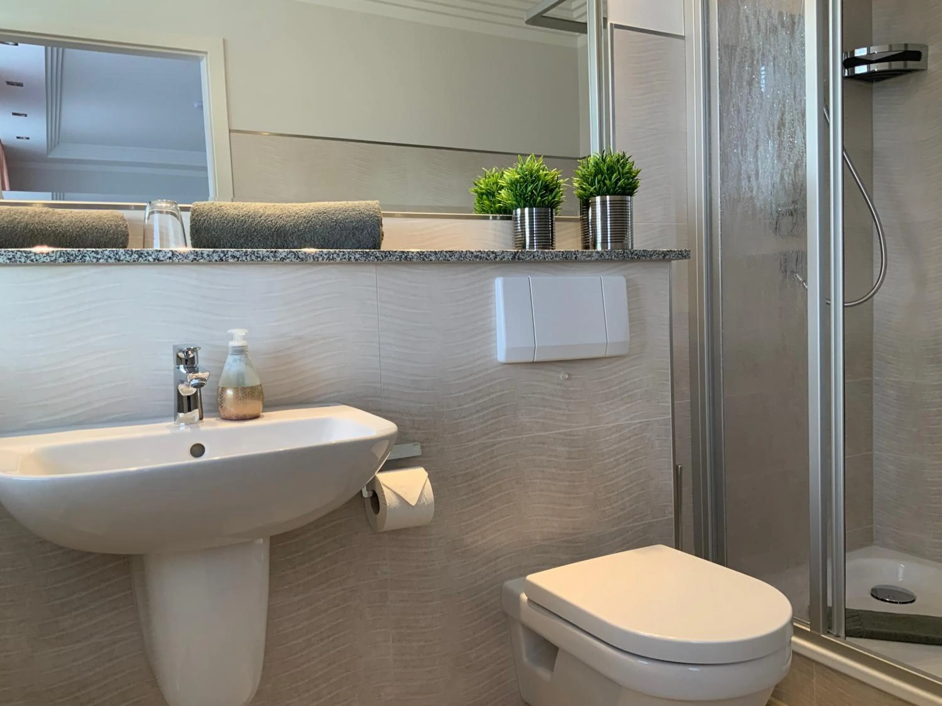 Bathroom in Pension Villa Transvaal