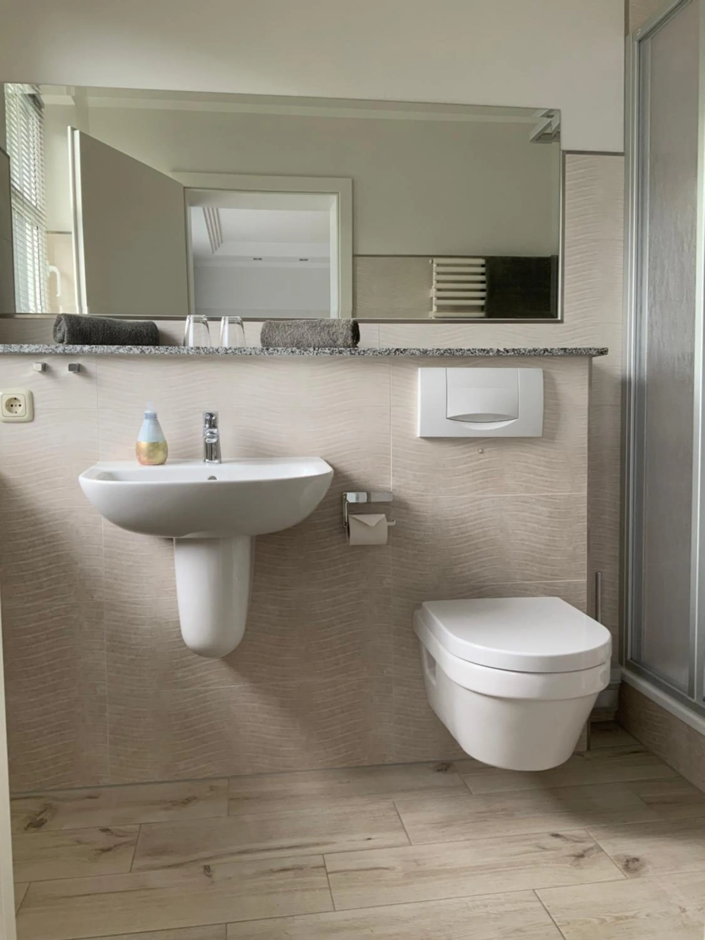 Bathroom in Pension Villa Transvaal