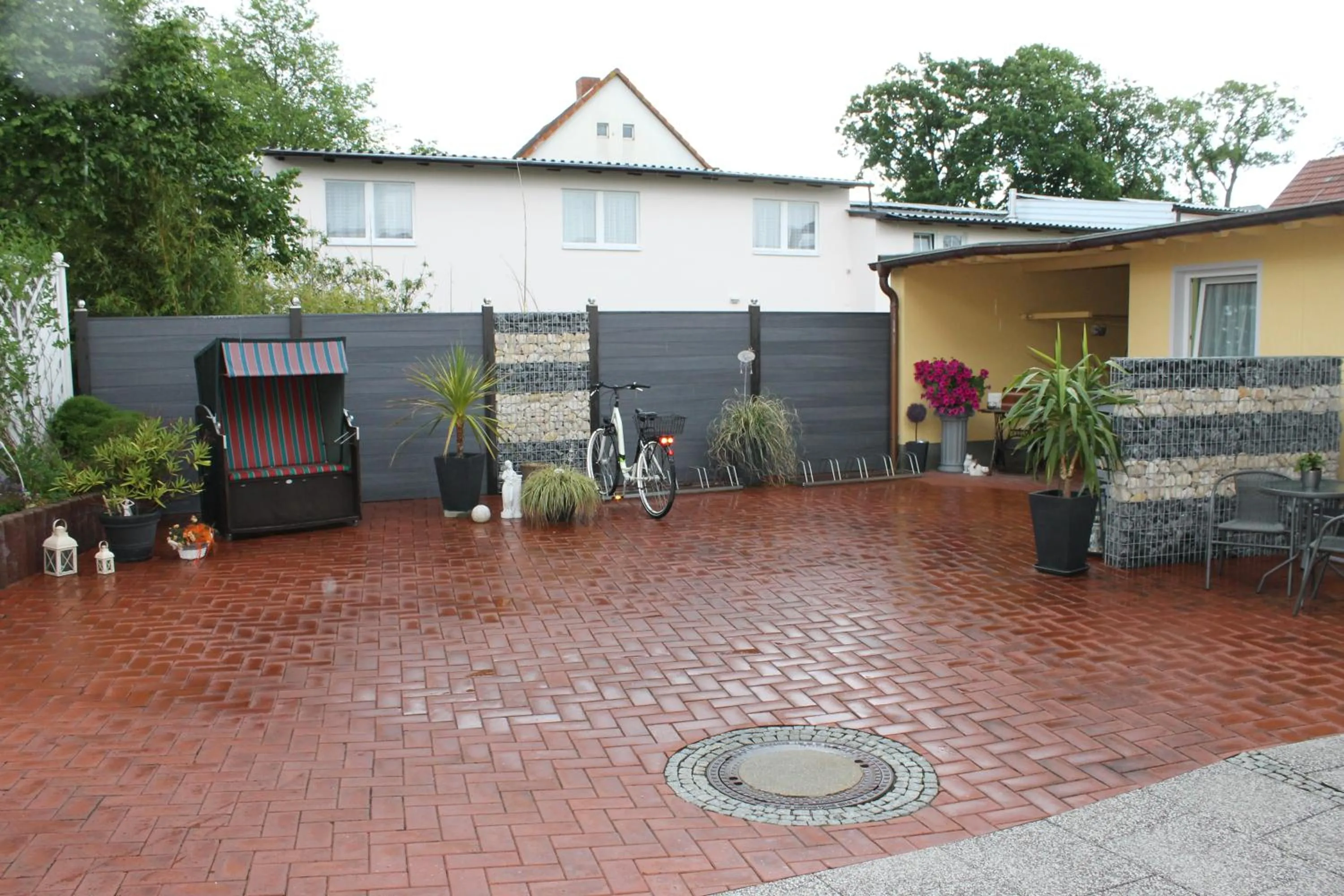 Patio in Pension Villa Transvaal