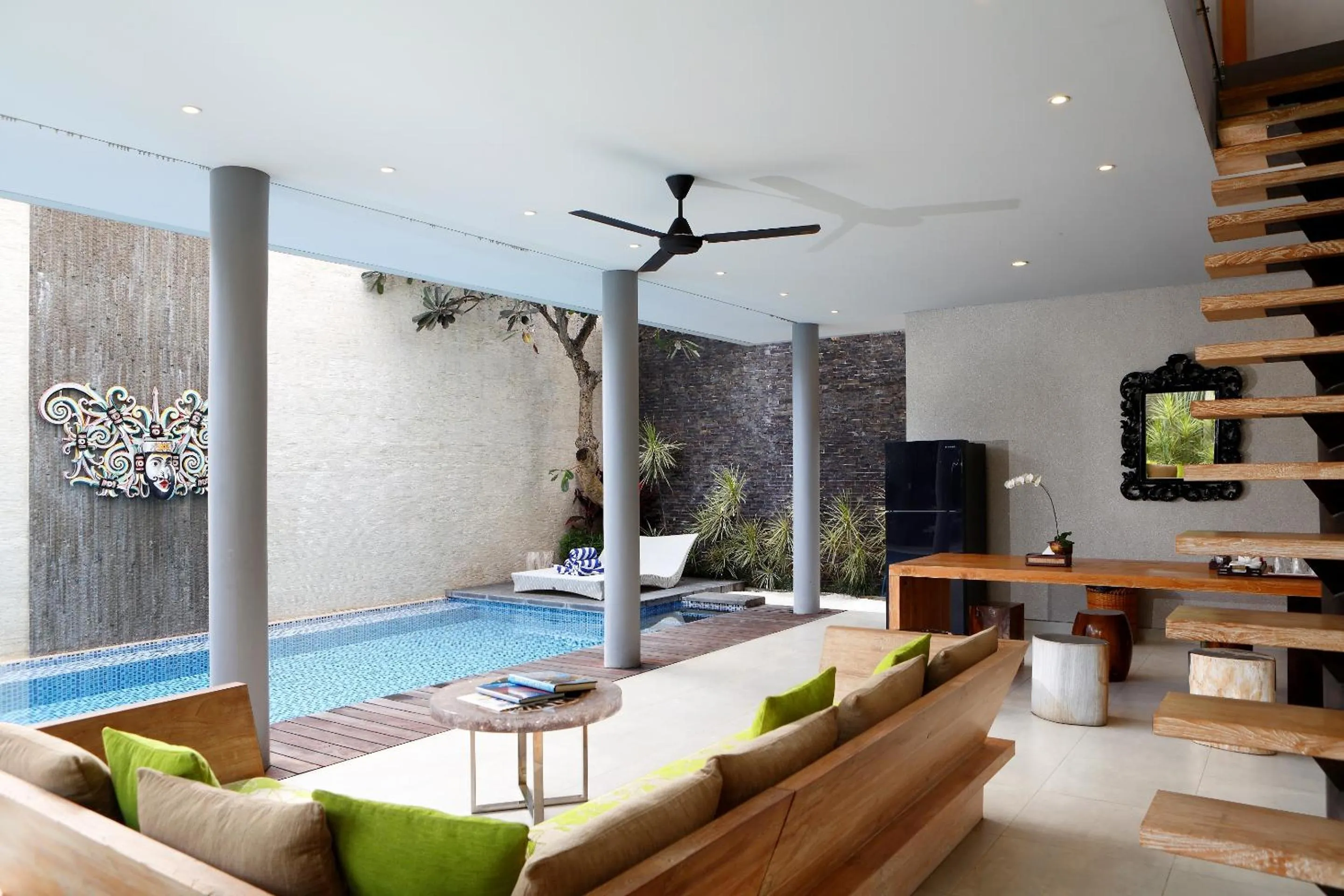 Living room in Sandhya Villa Canggu Echo Beach