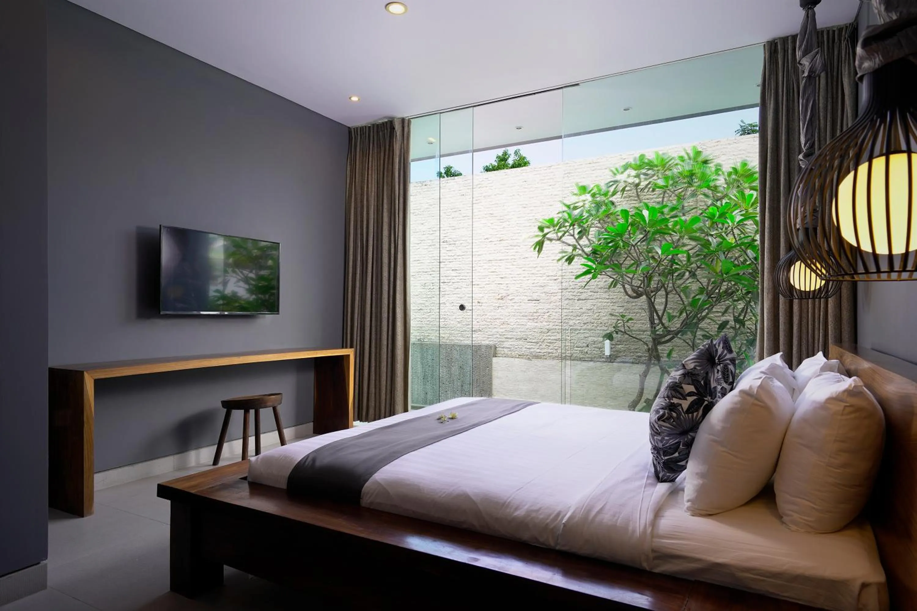 Bed in Sandhya Villa Canggu Echo Beach