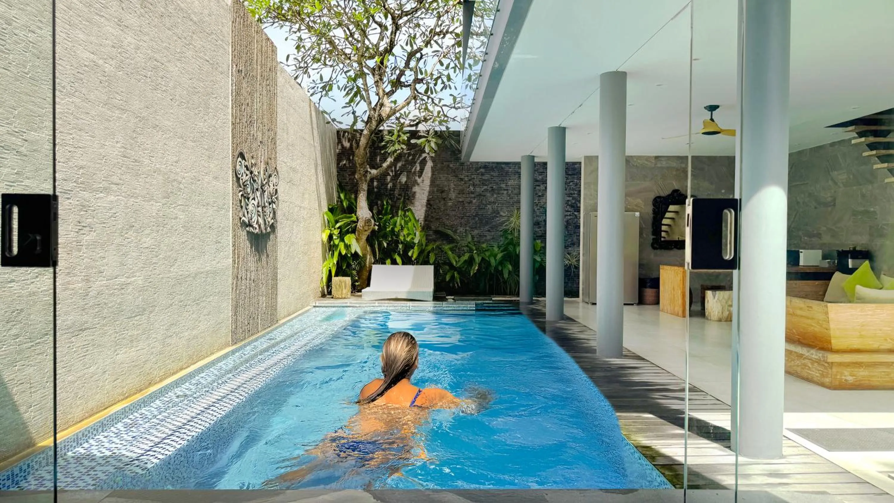 Swimming pool in Sandhya Villa Canggu Echo Beach