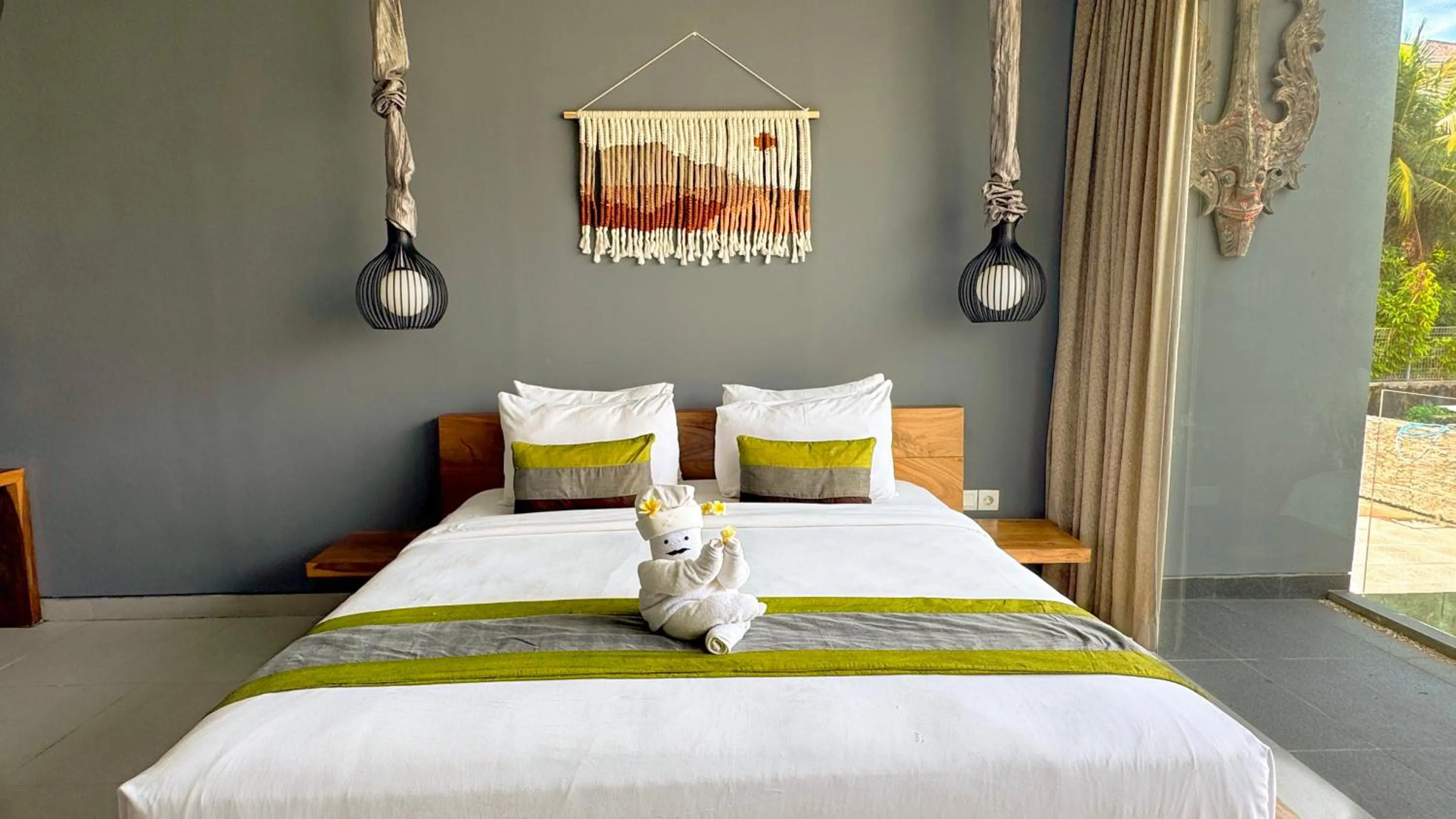 Bedroom, Bed in Sandhya Villa Canggu Echo Beach