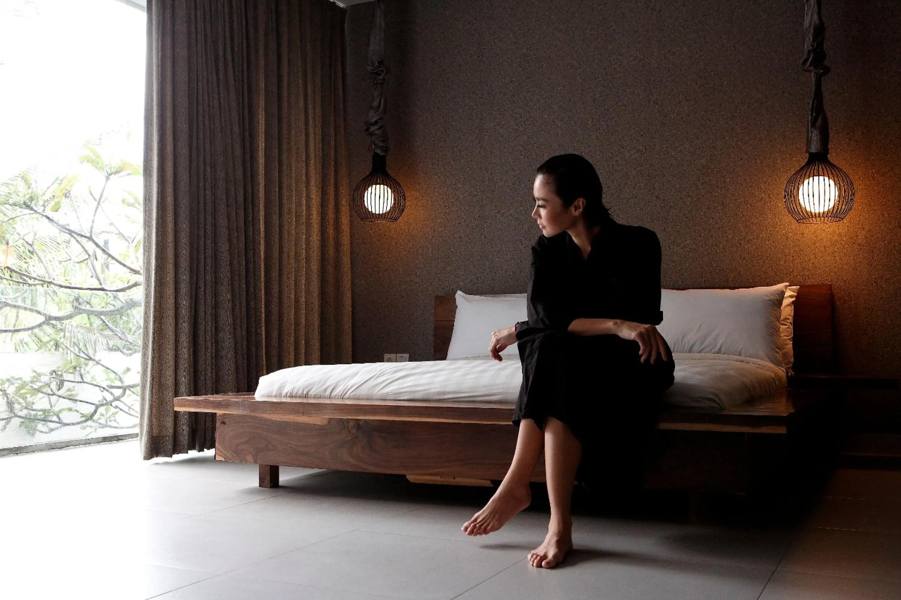 Bedroom, Bed in Sandhya Villa Canggu Echo Beach