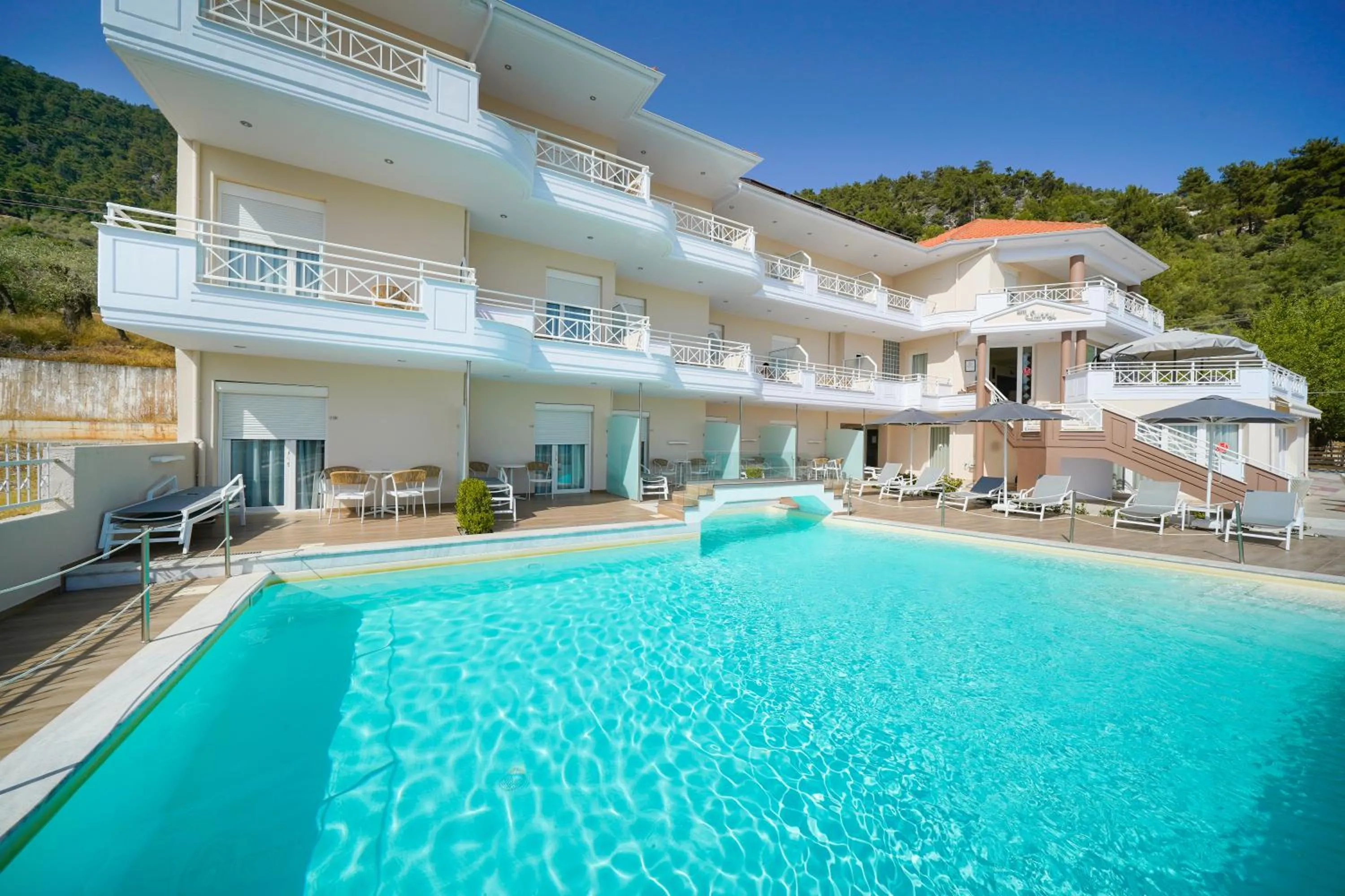Property building in Sunny Hotel Thassos