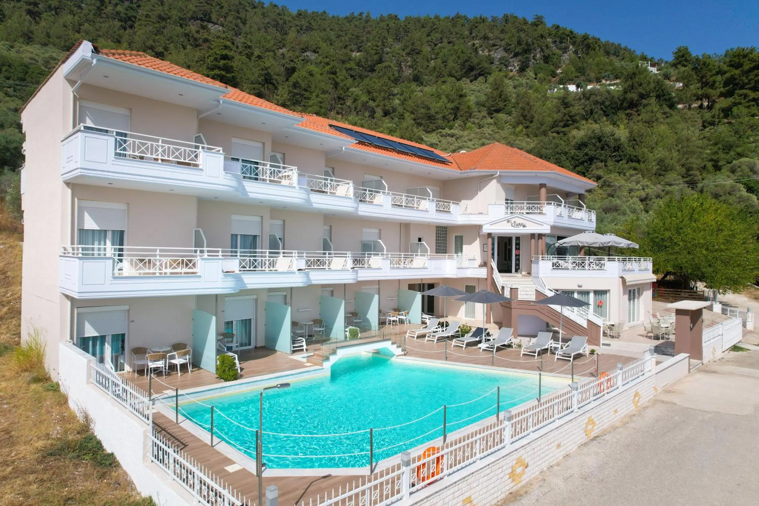 Property building in Sunny Hotel Thassos
