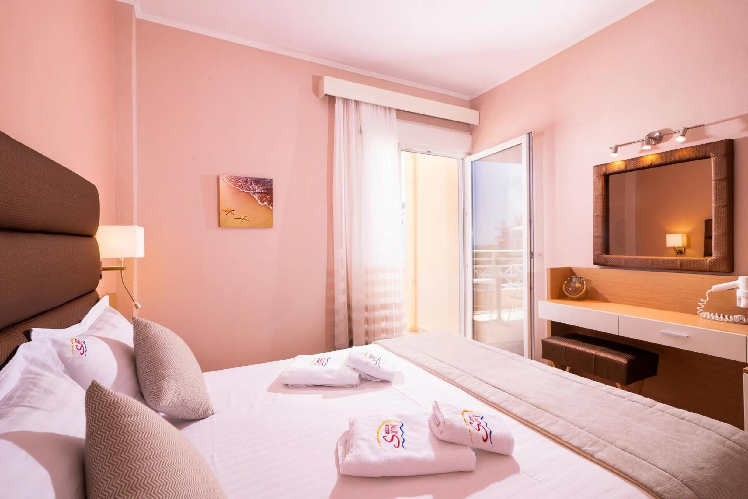 Bed in Sunny Hotel Thassos