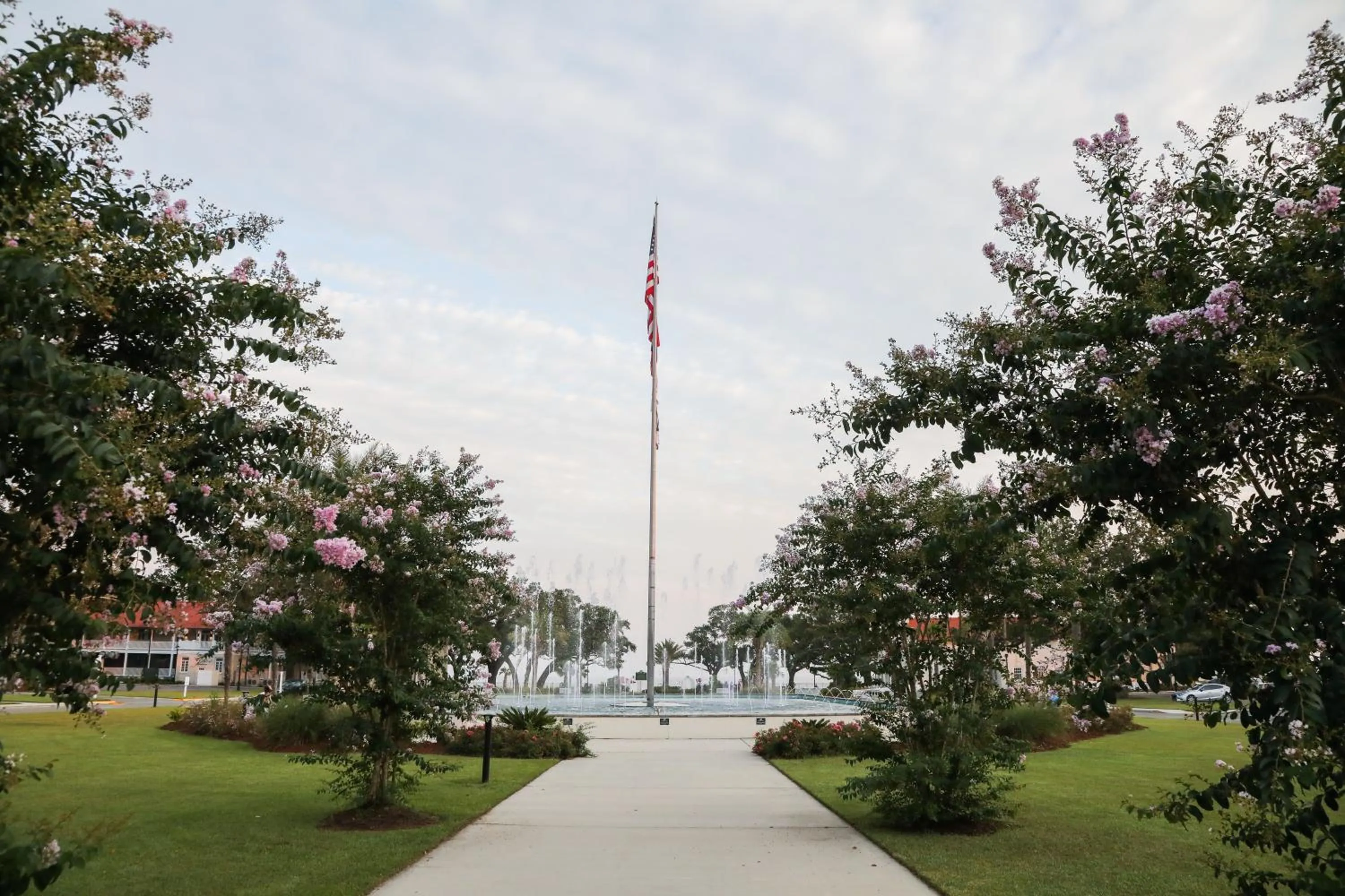 Natural landscape in Centennial Plaza Resort Gulfport