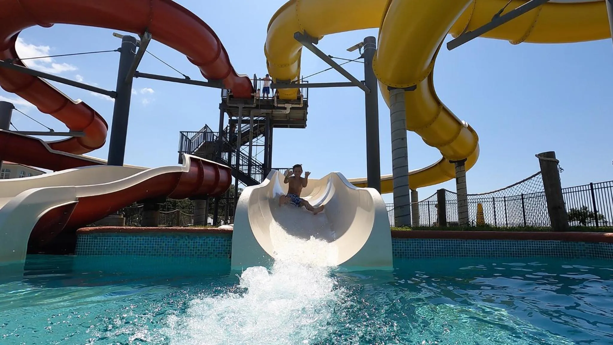 Aqua park in Centennial Plaza Resort Gulfport