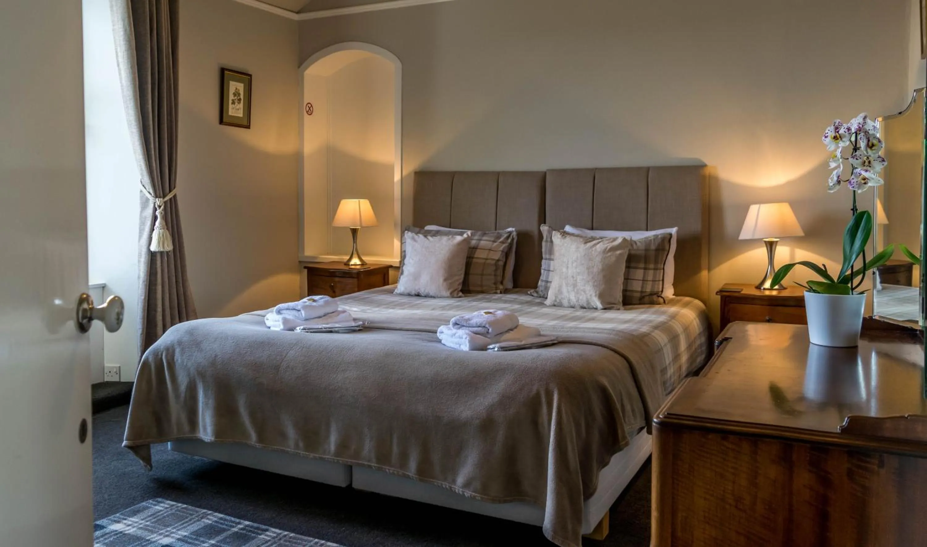 Bed in The Tregortha B&B