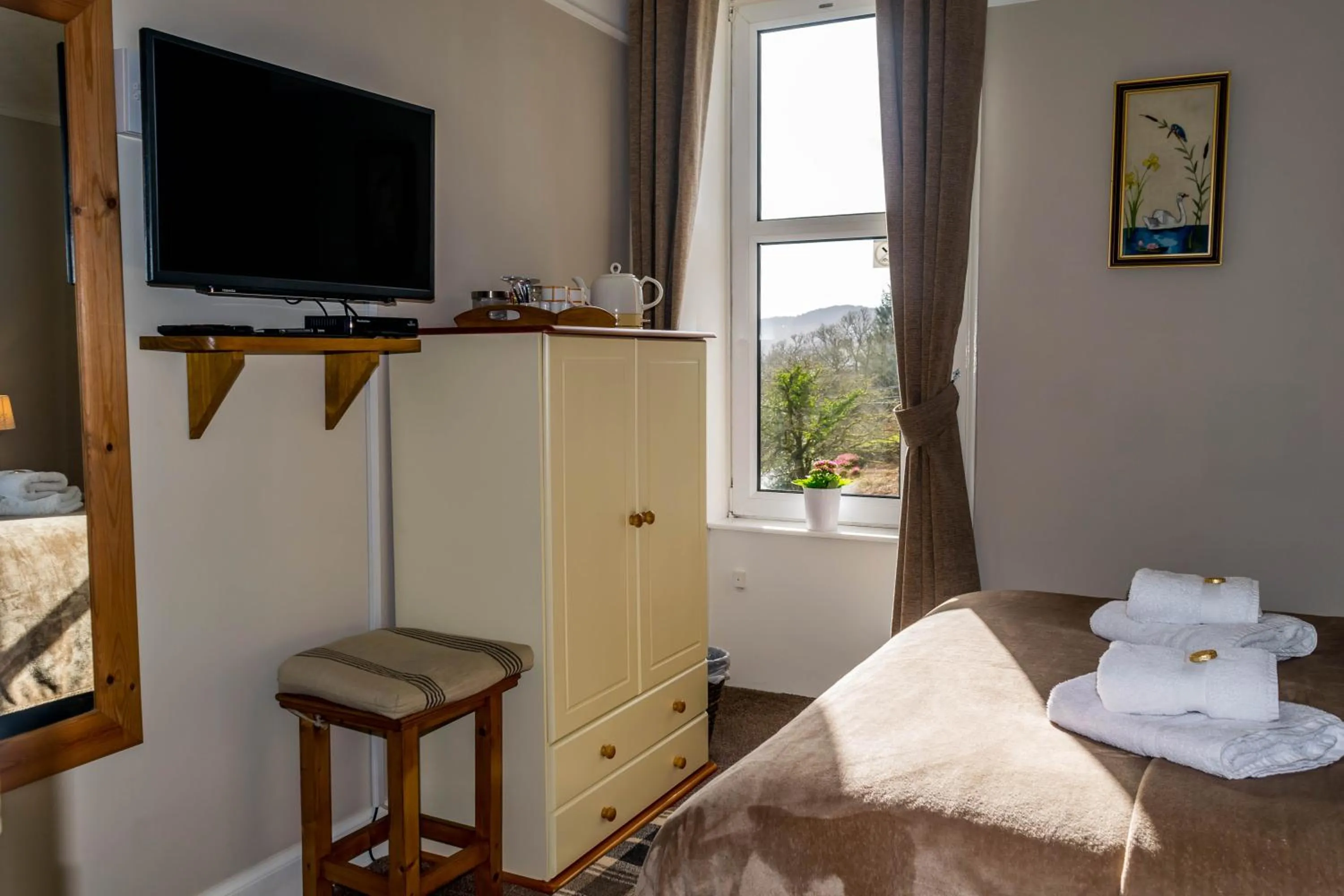 Bed in The Tregortha B&B