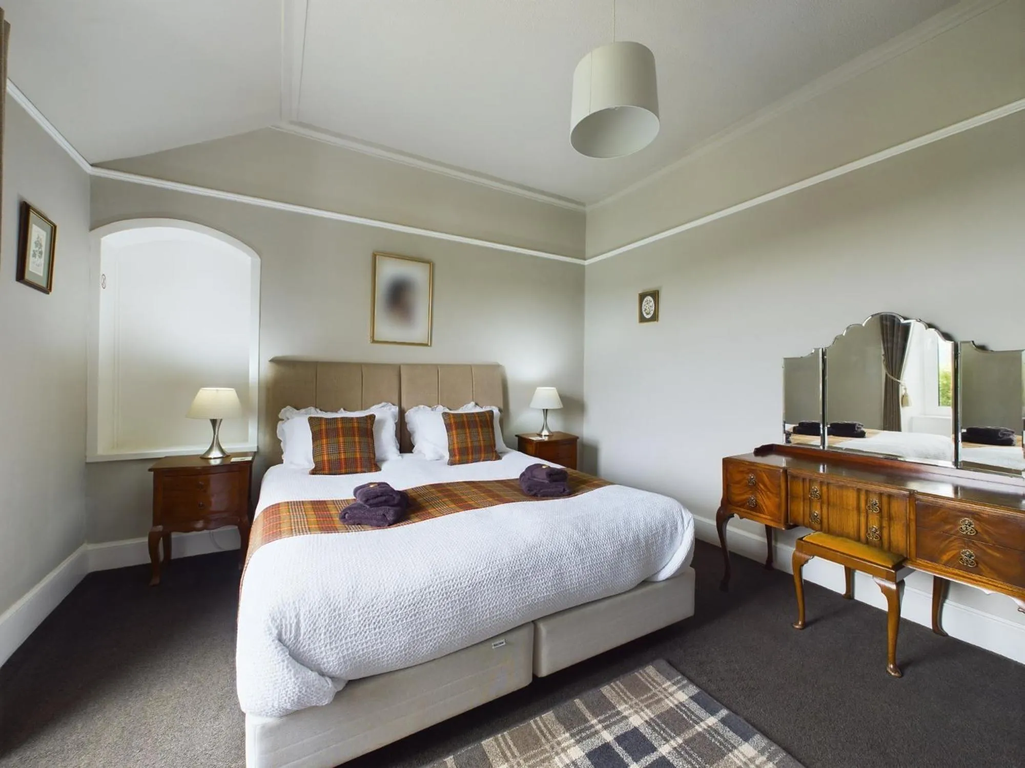 Bed in The Tregortha B&B