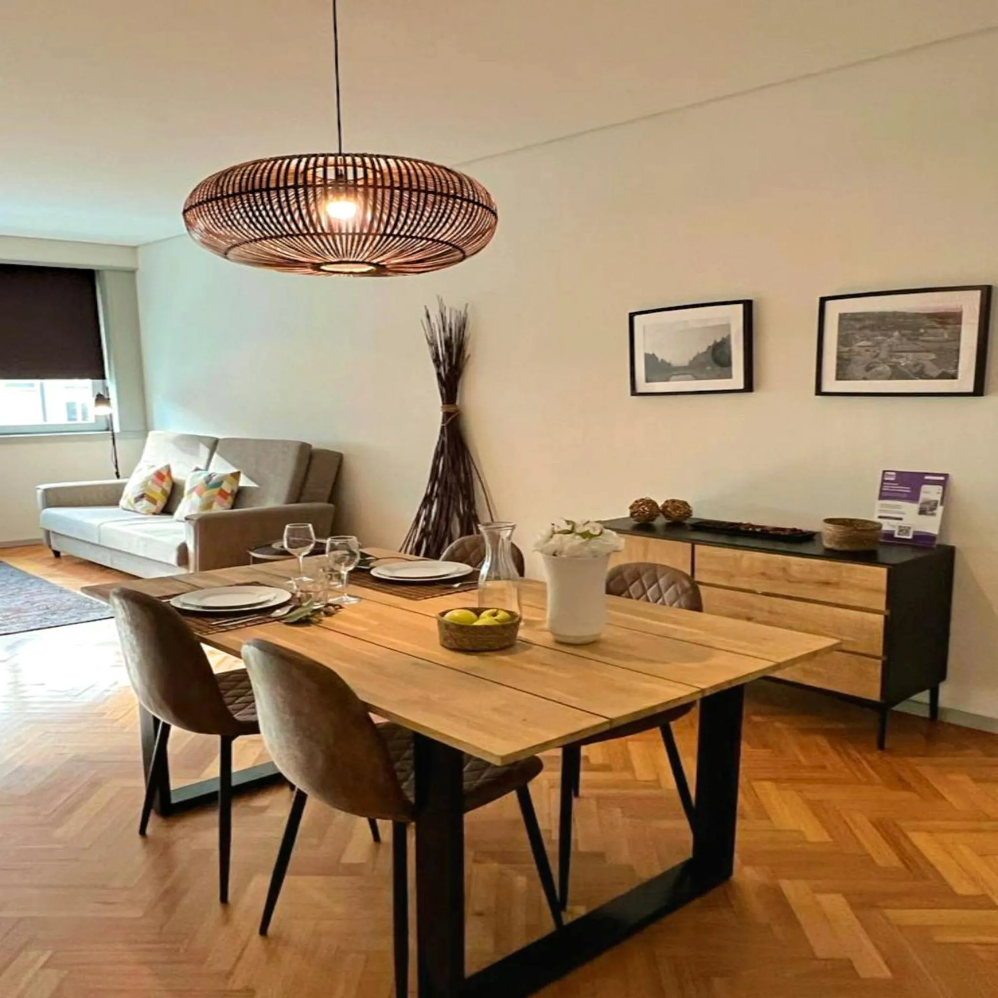 Living room in bnapartments Trindade