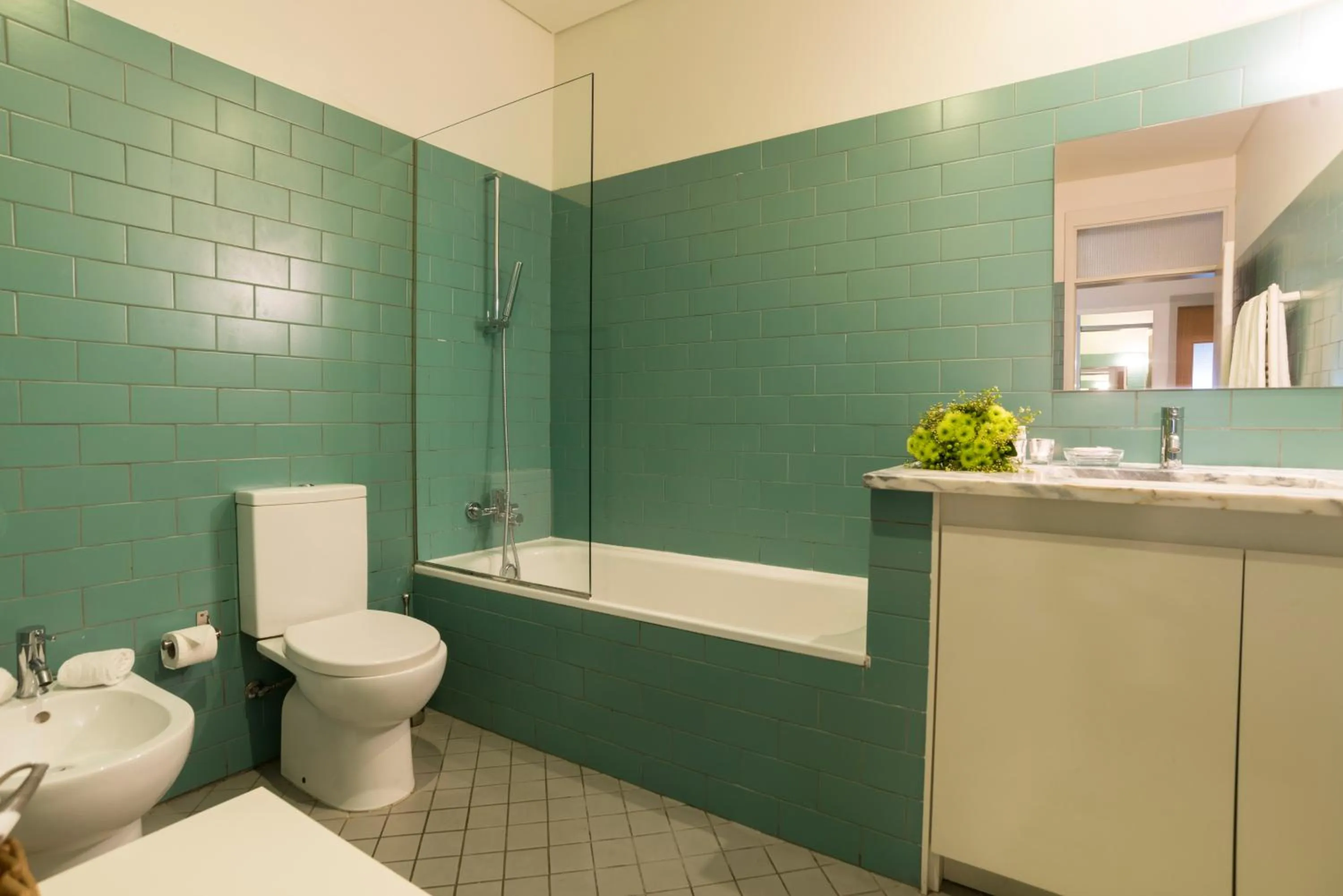 Bathroom in bnapartments Trindade