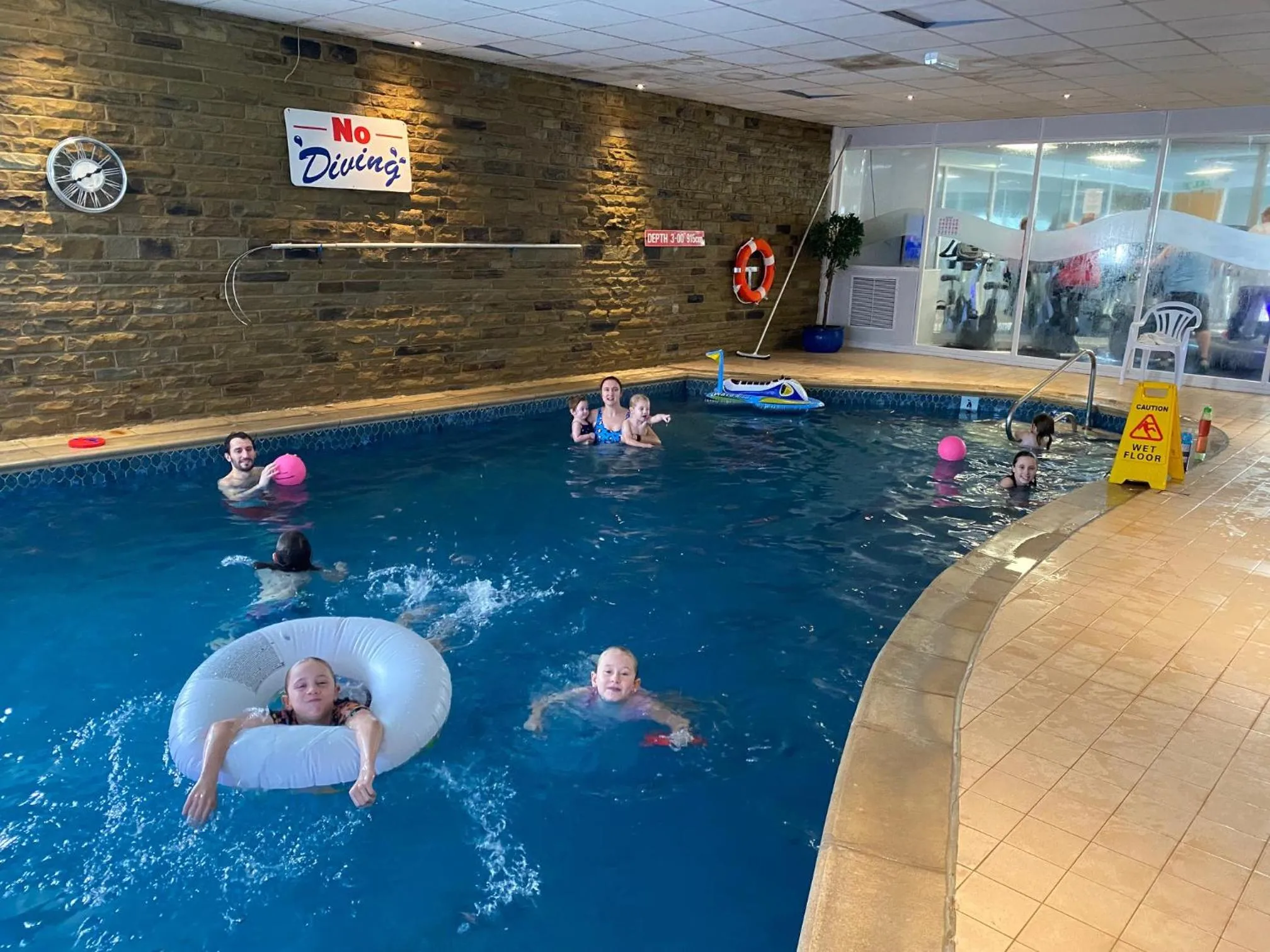 Pool view in The Highfield Hotel