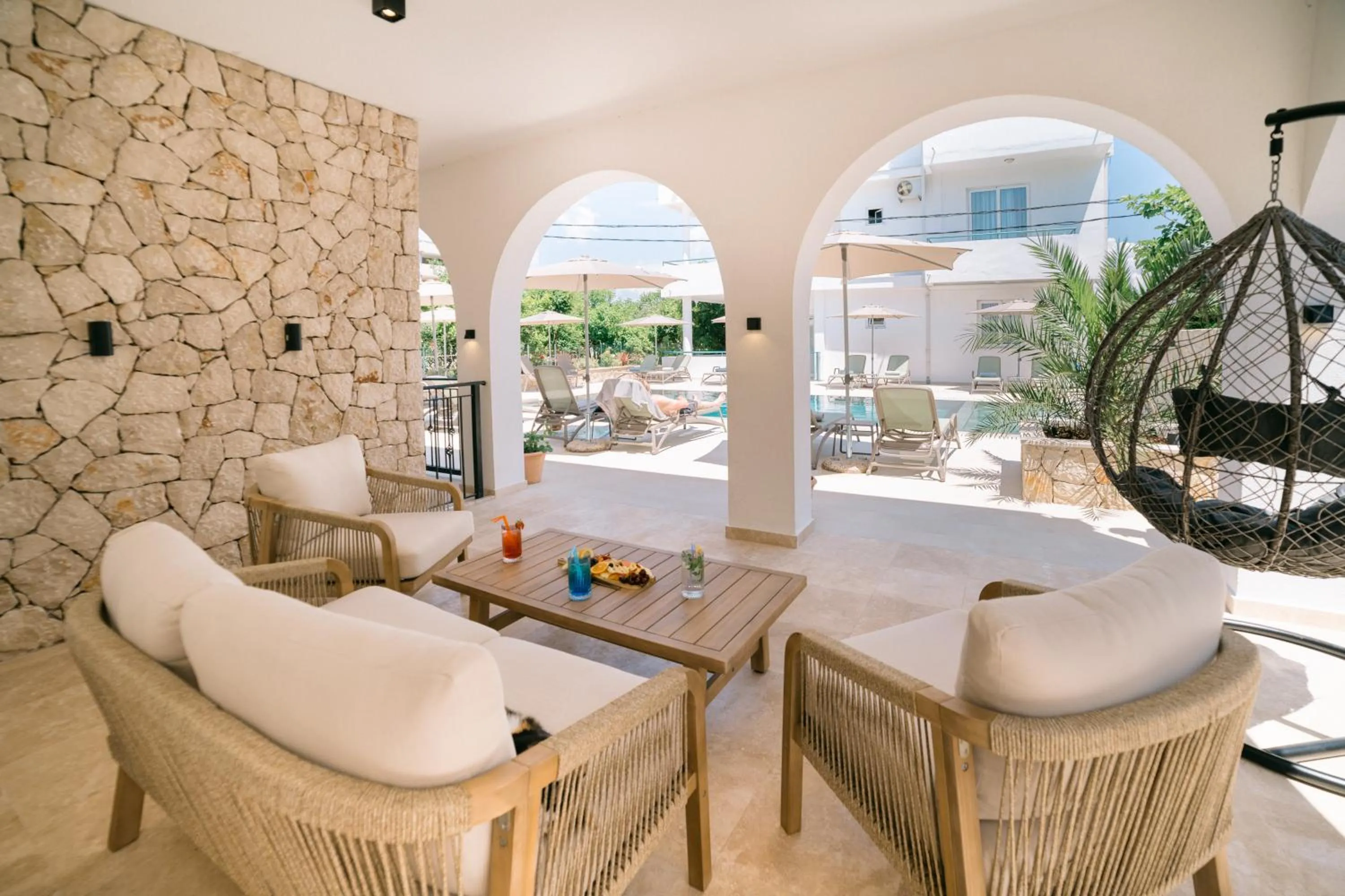 Seating area in B&B Lovac