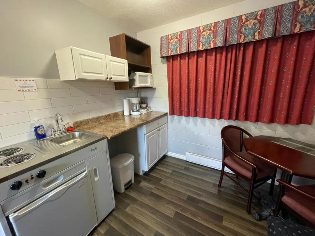 Kitchen or kitchenette in Arrow Lake Motel
