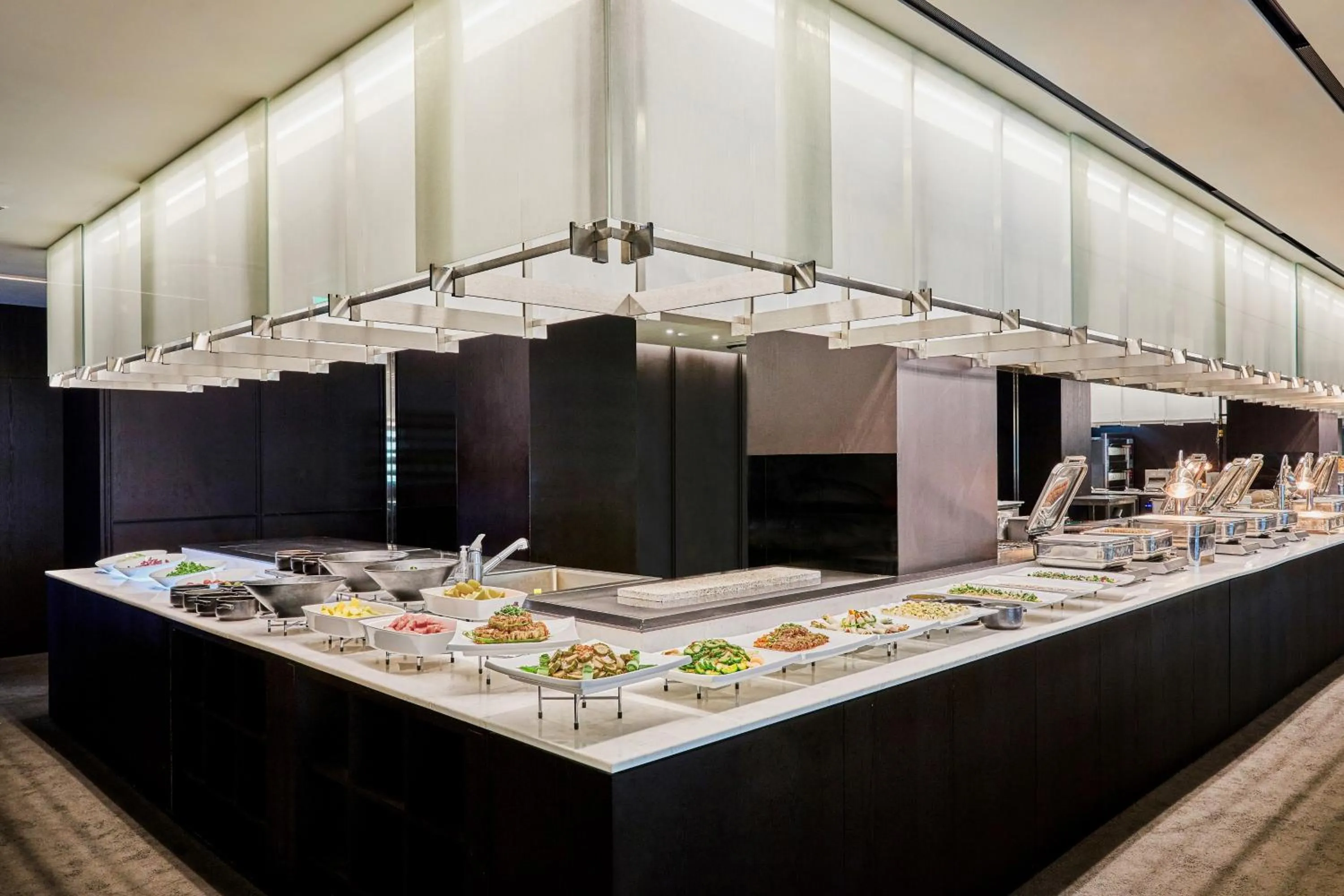 Buffet breakfast in Phoenix Hotel Pyeongchang