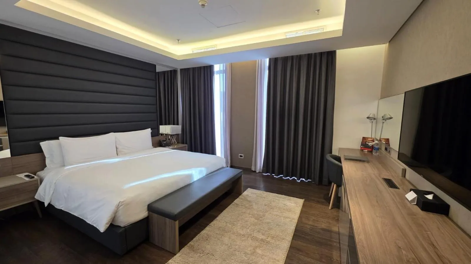 Bedroom, Bed in Swiss-Belboutique Bneid Al Gar Kuwait