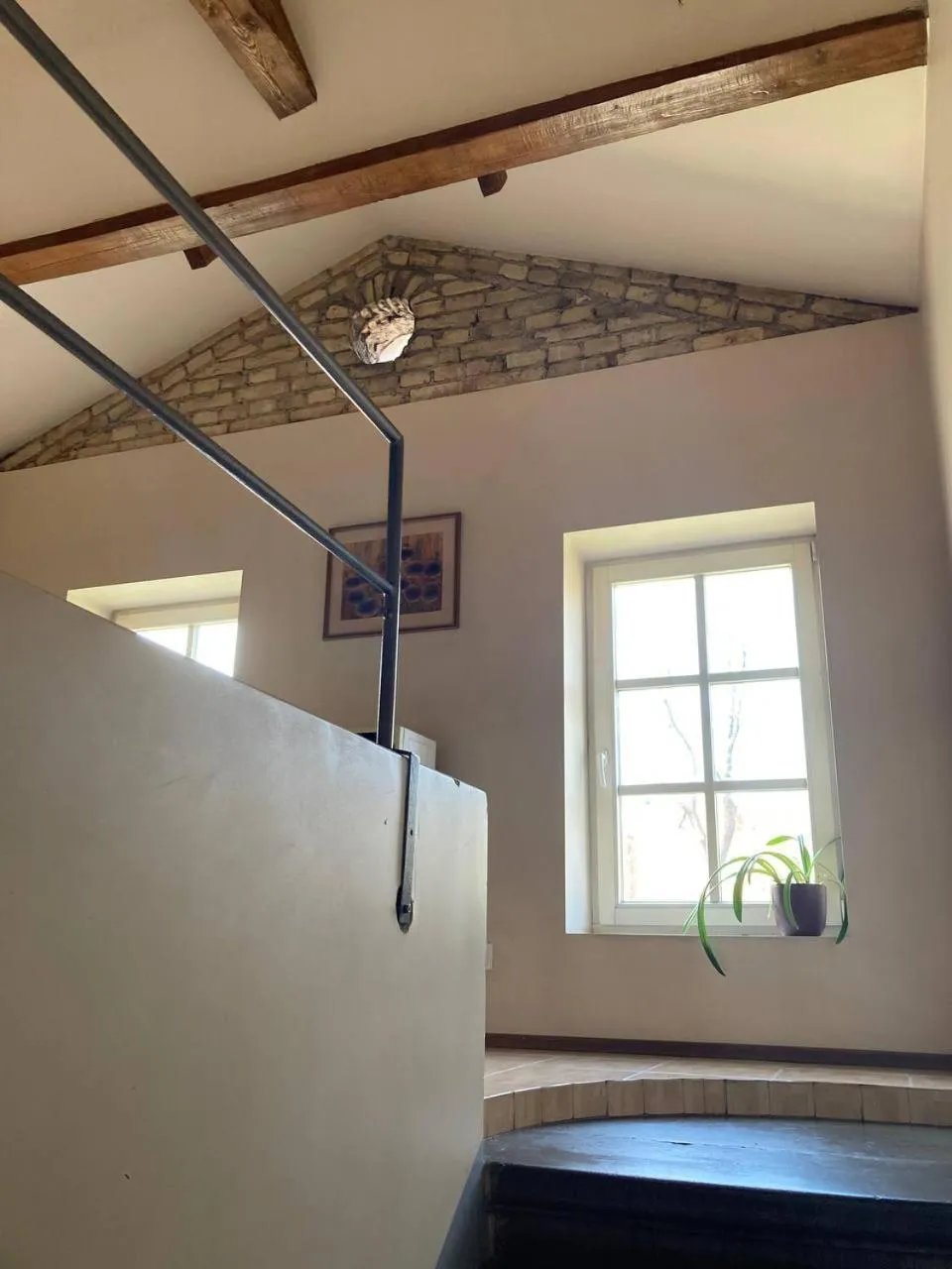 Lobby or reception in Hostel Filaretai