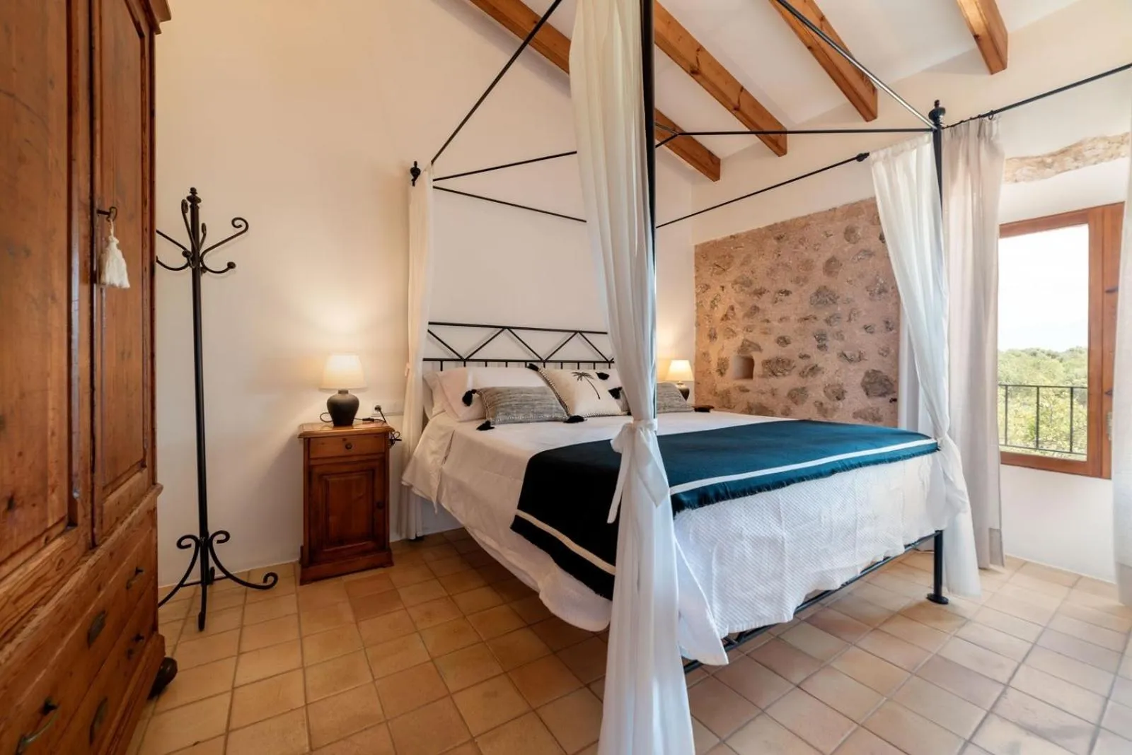 Bed in Finca Hotel Ses Cases Noves