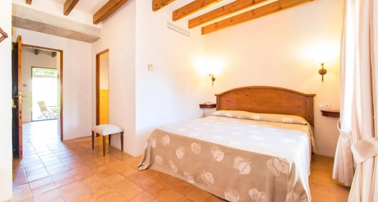 Bed in Finca Hotel Ses Cases Noves