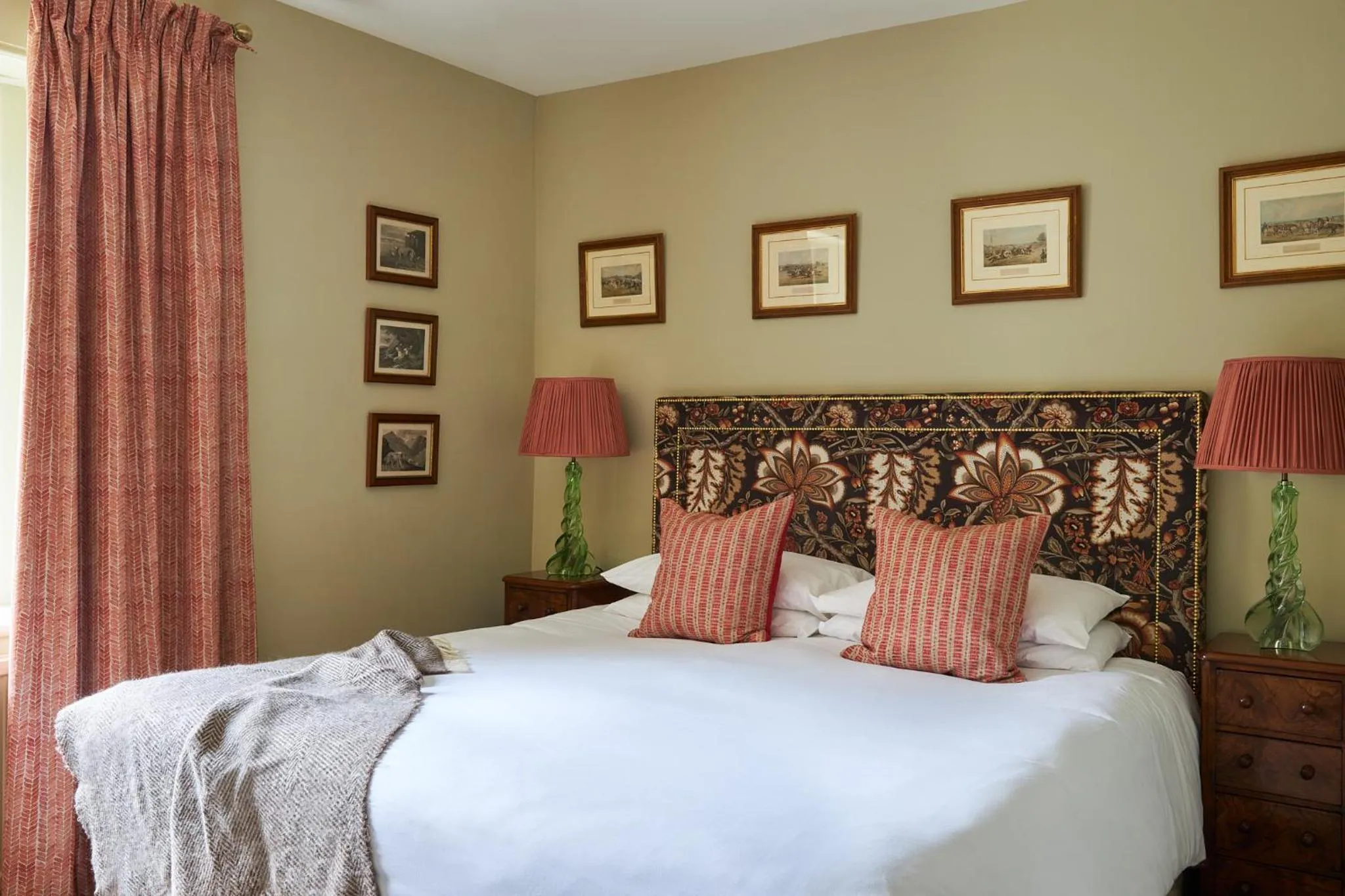 Bed in The Exmoor Forest Inn