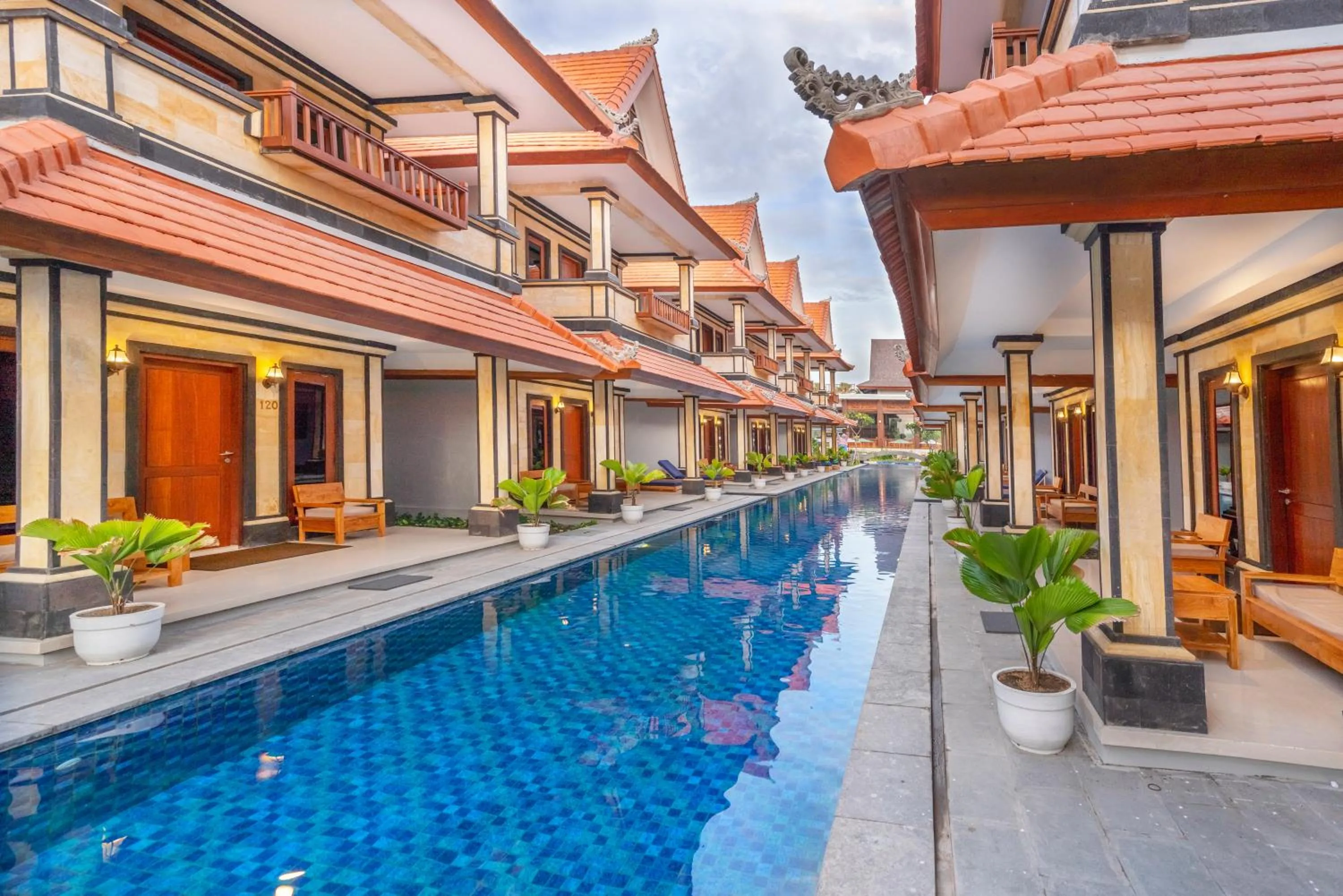 Swimming pool in The Salila Beach Resort