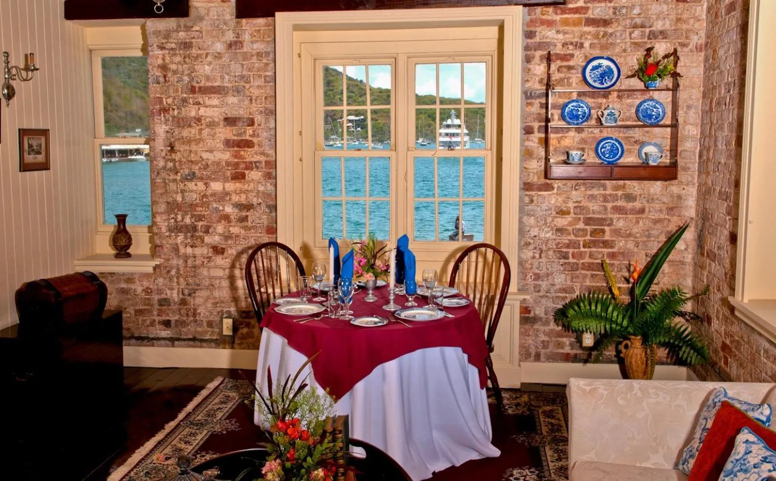 Seating area in Copper and Lumber Store Hotel
