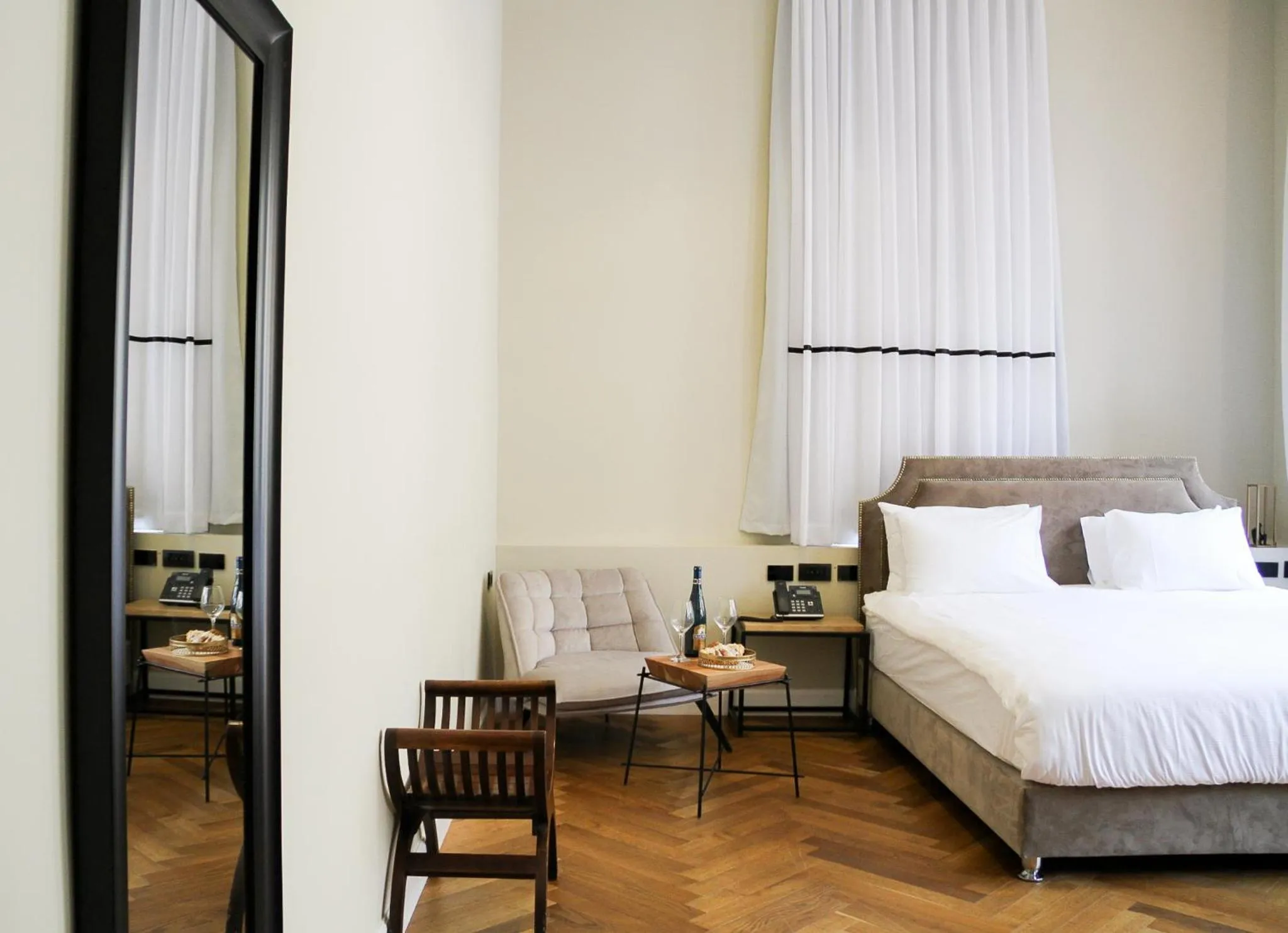 Bed in Jaffo Tel-Aviv King Gallery Boutique Hotel