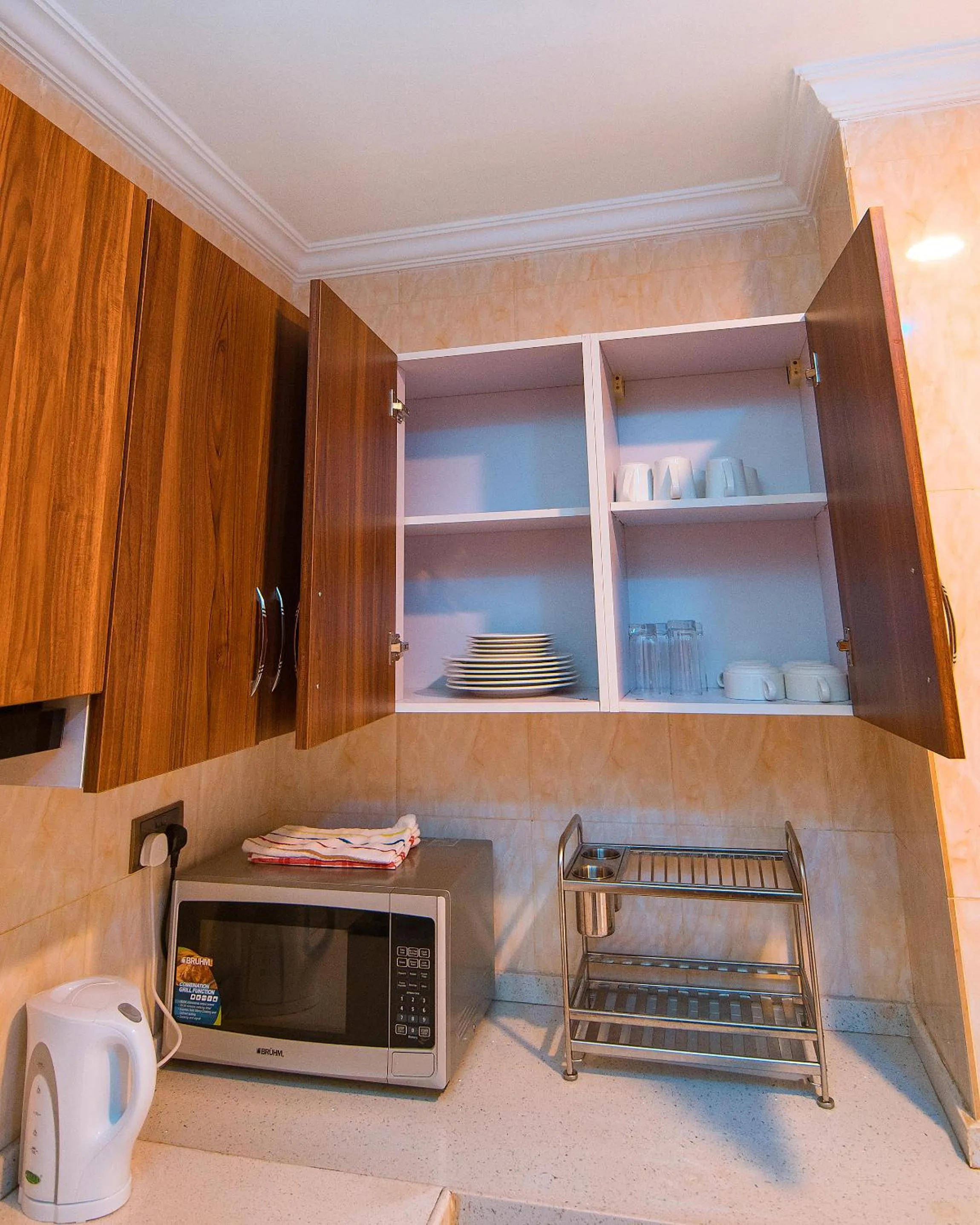 microwave in Kibo Palace Apartments
