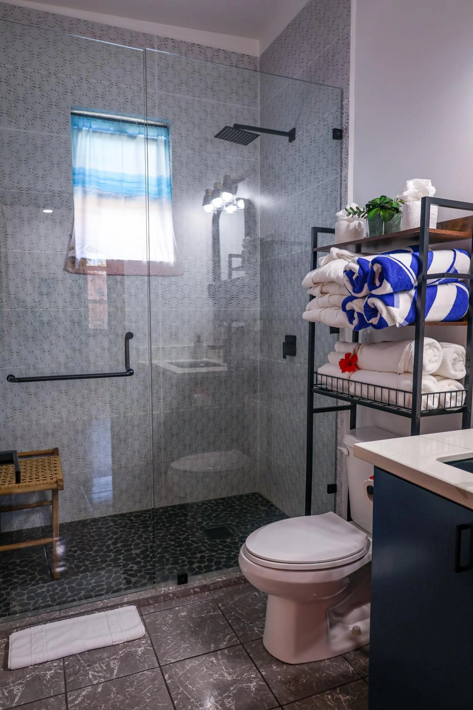 Bathroom in Almond Beach Resort at Jaguar Reef