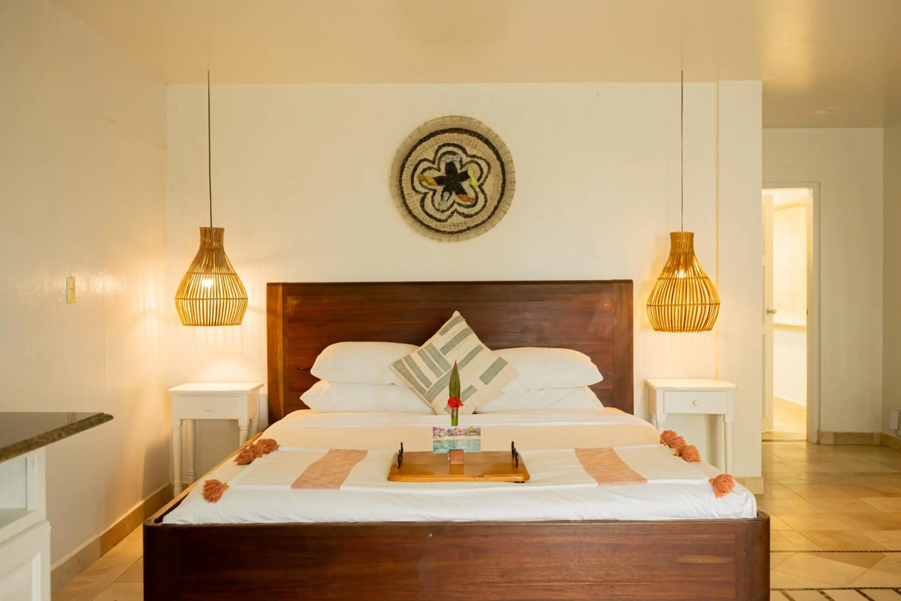 Photo of the whole room, Bed in Almond Beach Resort at Jaguar Reef