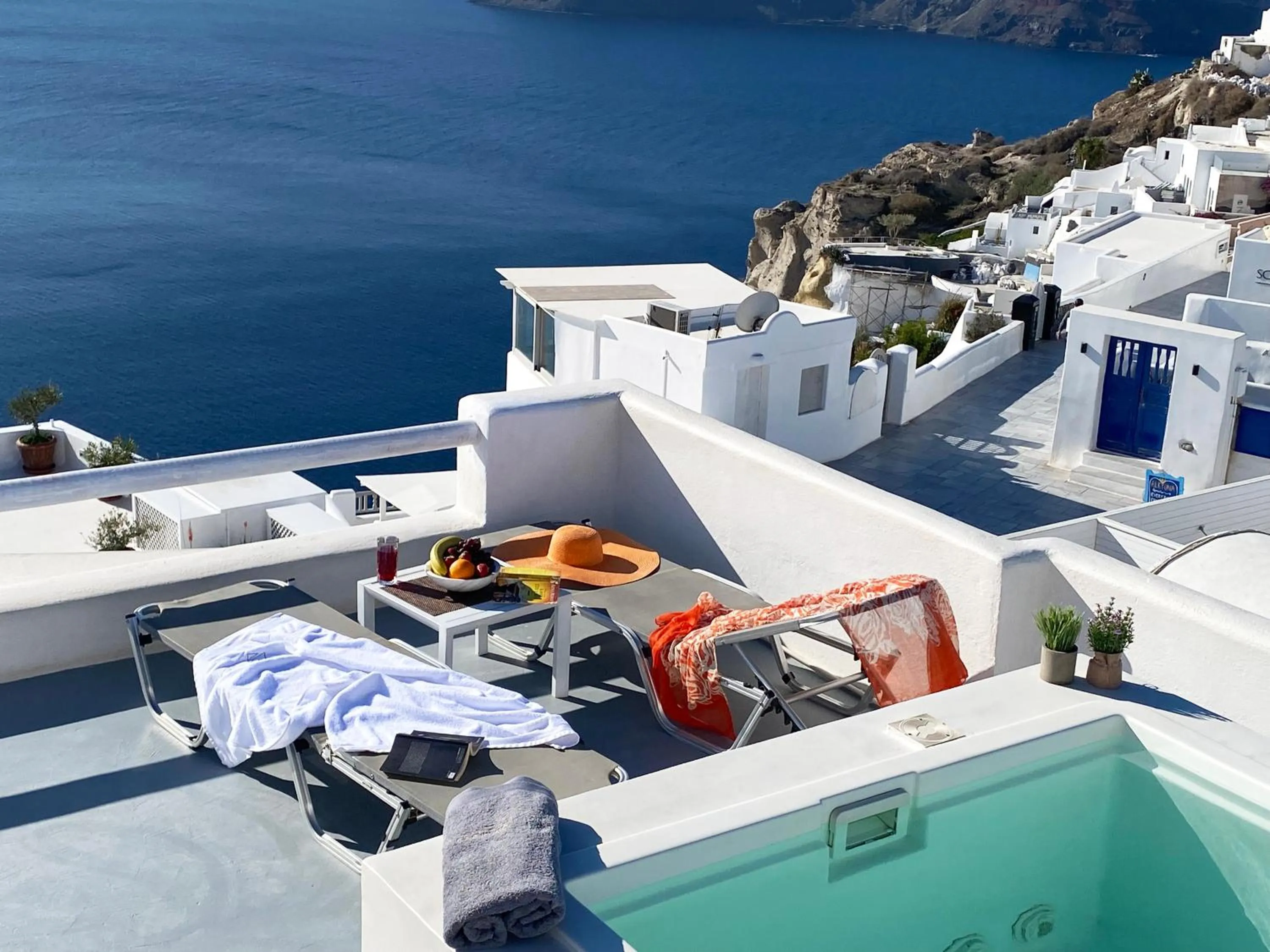 sunbed in Diamond Luxury Suites Collection