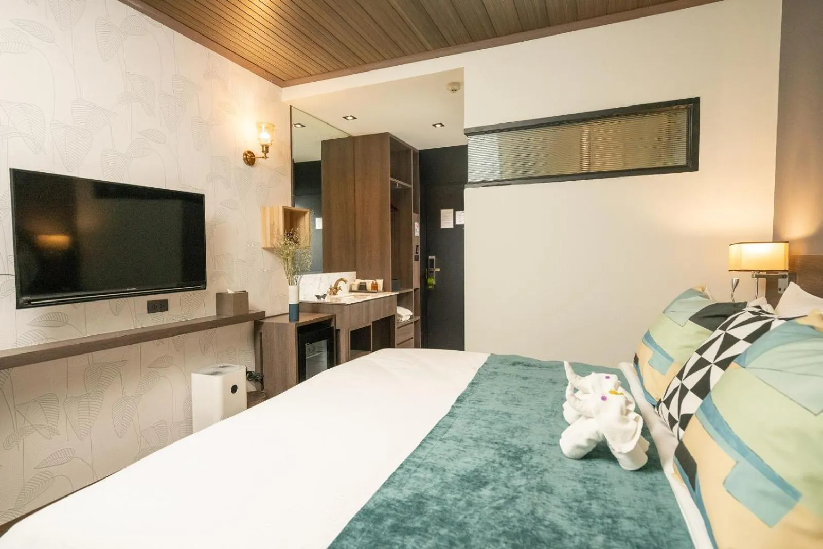 Bed in Sanae' Oldtown Hotel