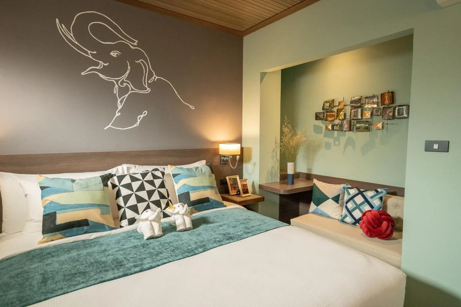 Bed in Sanae' Oldtown Hotel