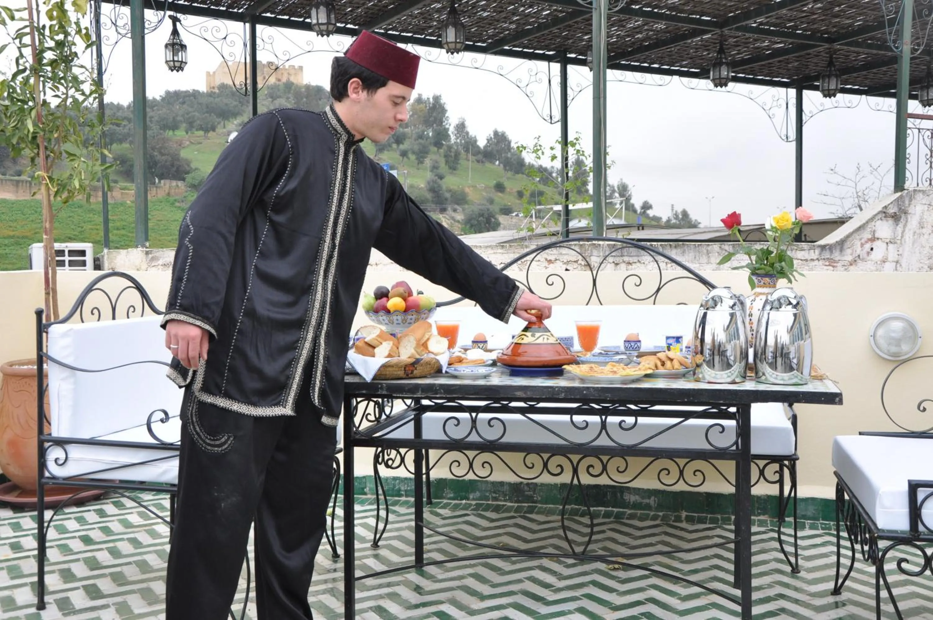 Breakfast in Riad Ghita Palace