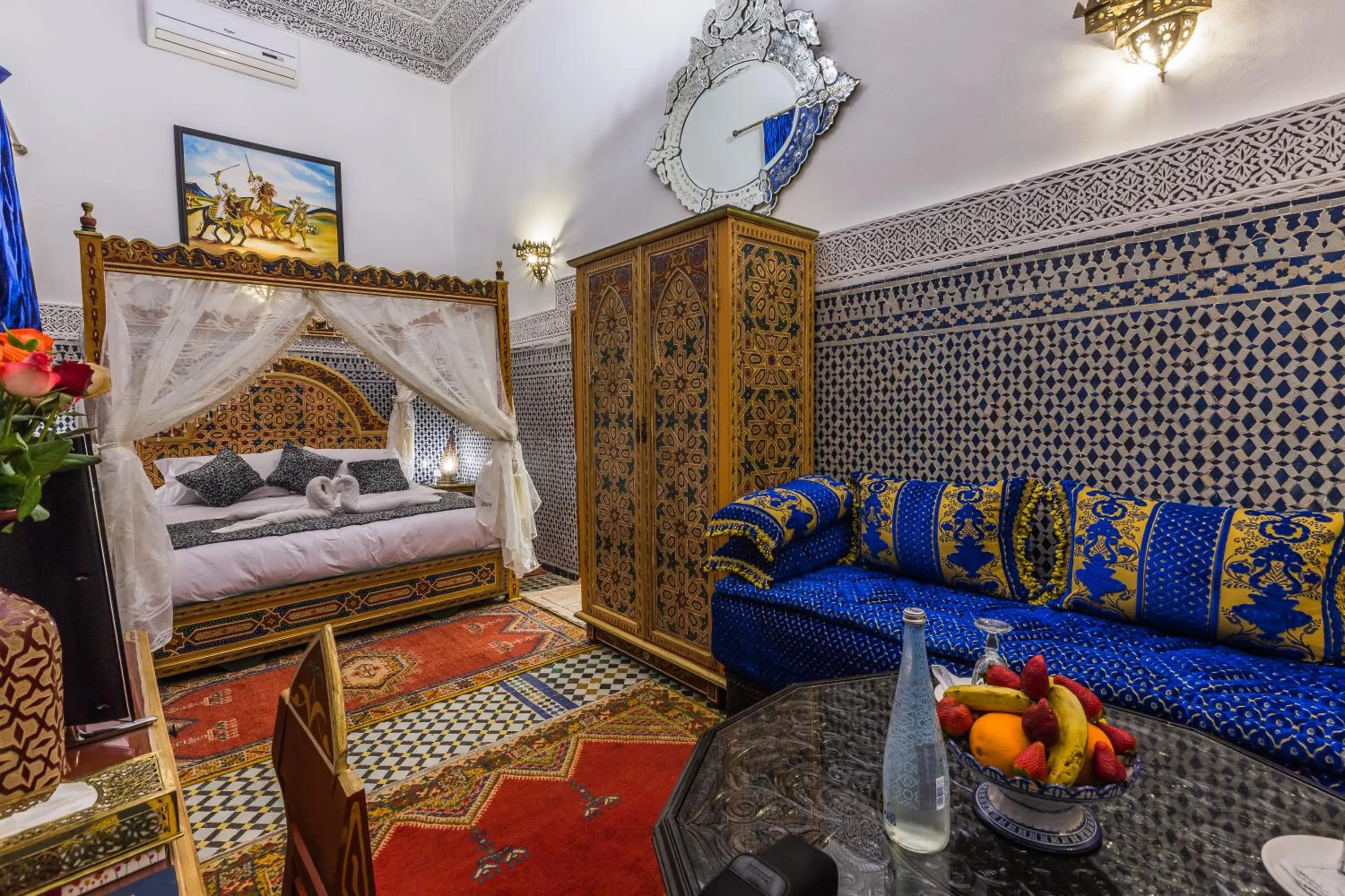 Bedroom, Bed in Riad Ghita Palace